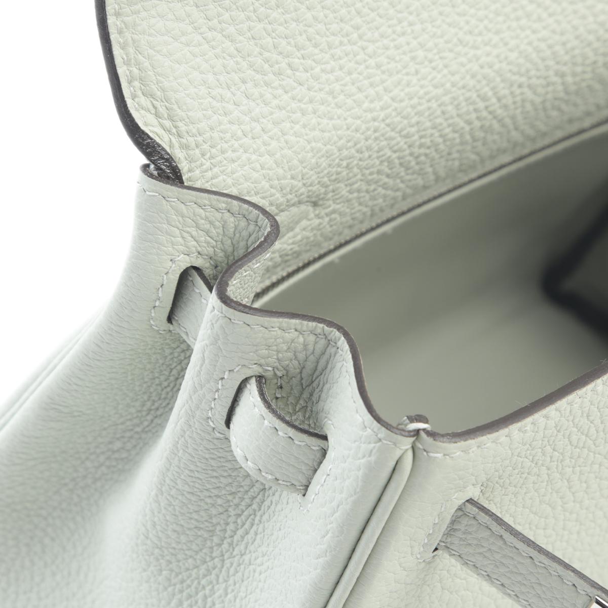 Brand New ( Rank N ) HERMÈS Kelly 25 Gris Neve (0W) Togo Palladium hardware B (2023) - 16