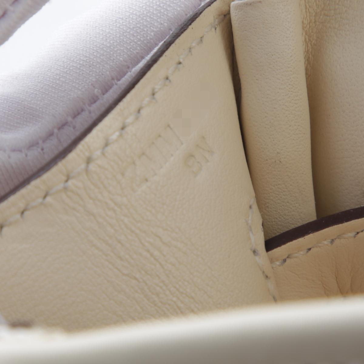 Unused ( Rank NS ) HERMÈS Limited Edition Birkin Cargo 25 Nata (I2) Swift Toile H Palladium hardware Z (2021) - 18