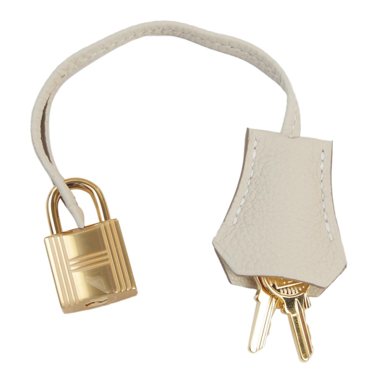Brand New ( Rank N ) HERMÈS Birkin 25 Craie (10) Togo Gold hardware W (2024) - 14