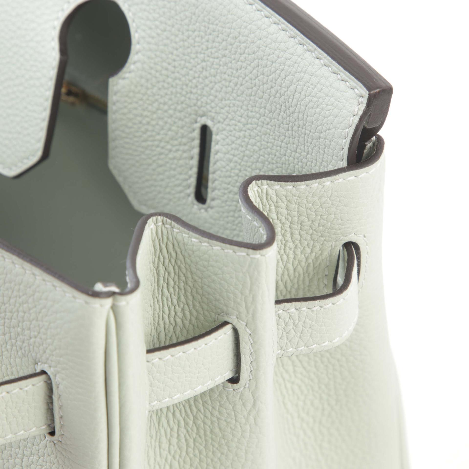 Unused ( Rank NS ) HERMÈS Birkin 30 Gris Neve (0W) Togo Gold hardware B (2023) - 11