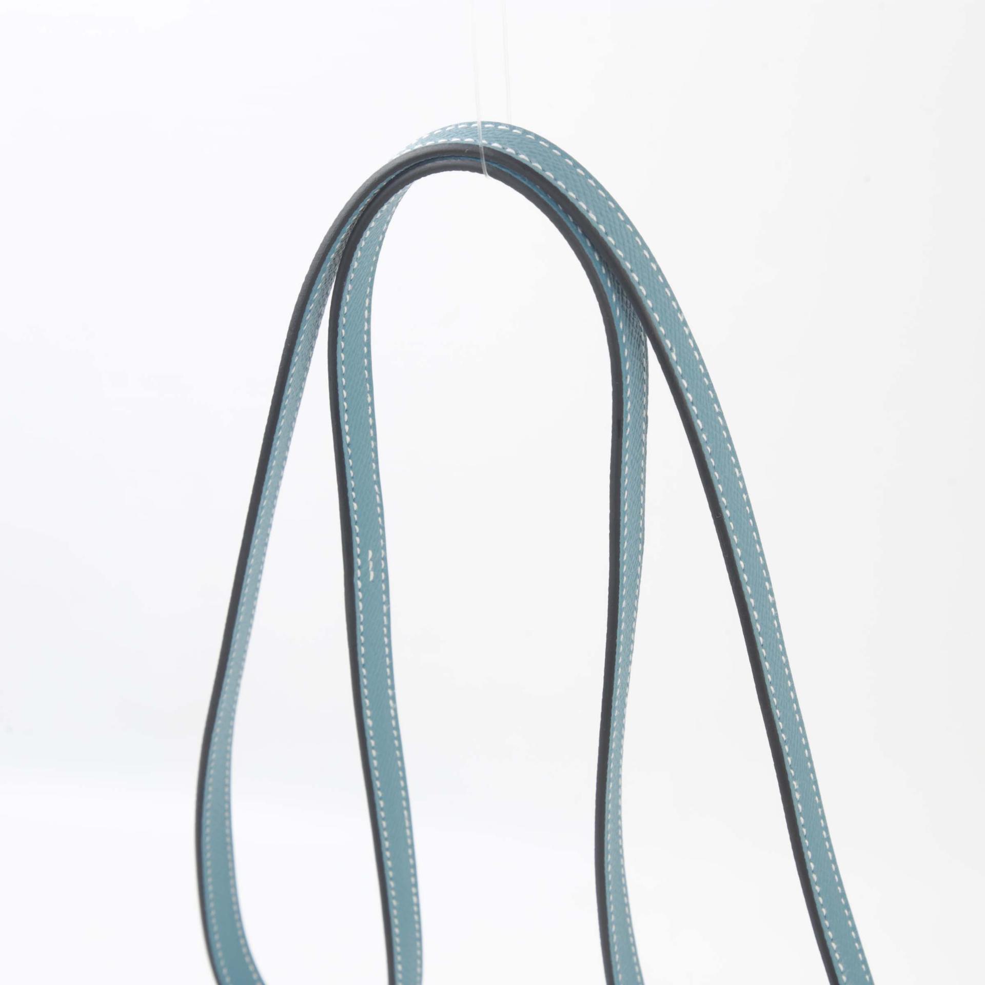Brand New ( Rank N ) HERMÈS Constance Mini New Bleu Jean (D2) Epsom Gold hardware W (2024) - 3