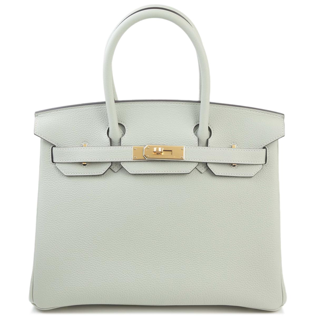Unused ( Rank NS ) HERMÈS Birkin 30 Gris Neve (0W) Togo Gold hardware B (2023) - 1