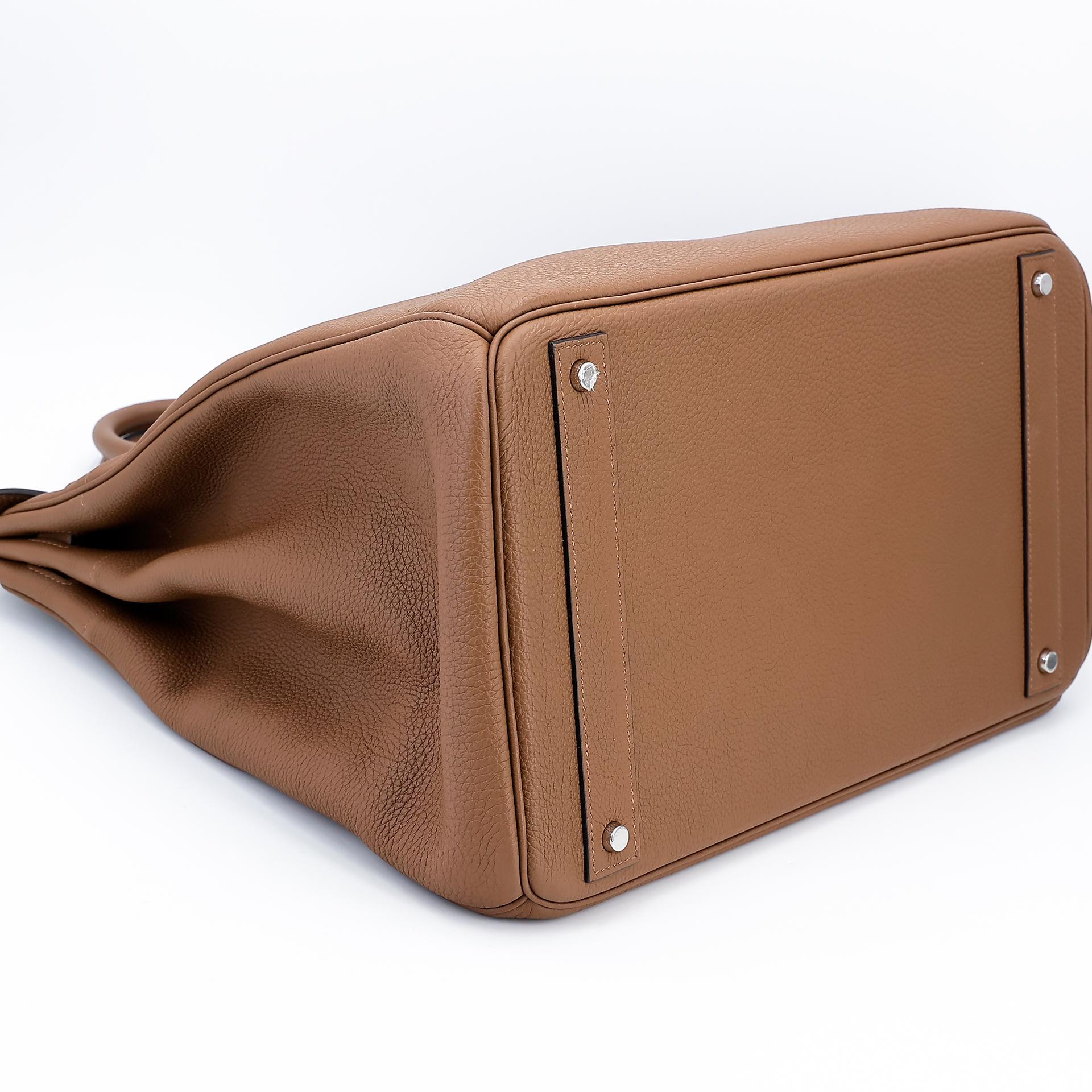 Very Good ( Rank A) HERMÈS Haut à Courroies HAC 40 Alezan (3G) Togo Palladium hardware U (2022) - 6