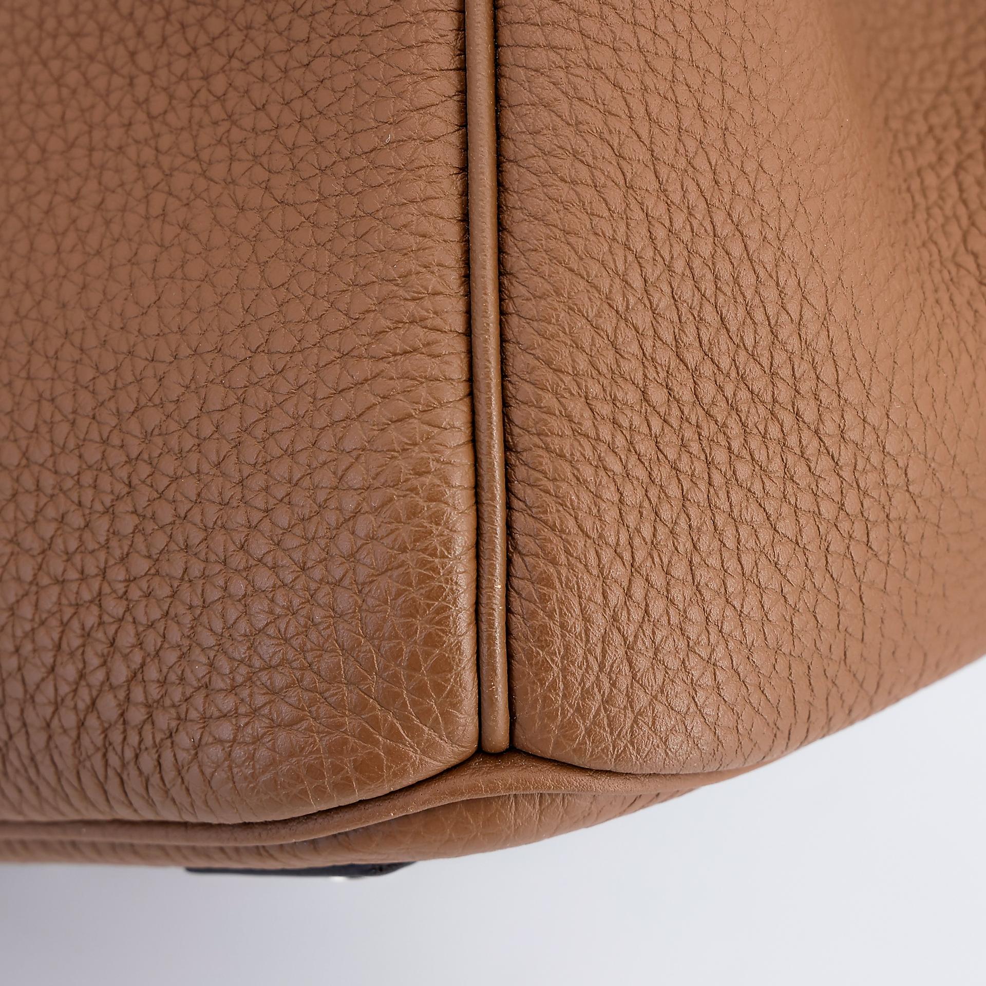 Very Good ( Rank A) HERMÈS Haut à Courroies HAC 40 Alezan (3G) Togo Palladium hardware U (2022) - 13