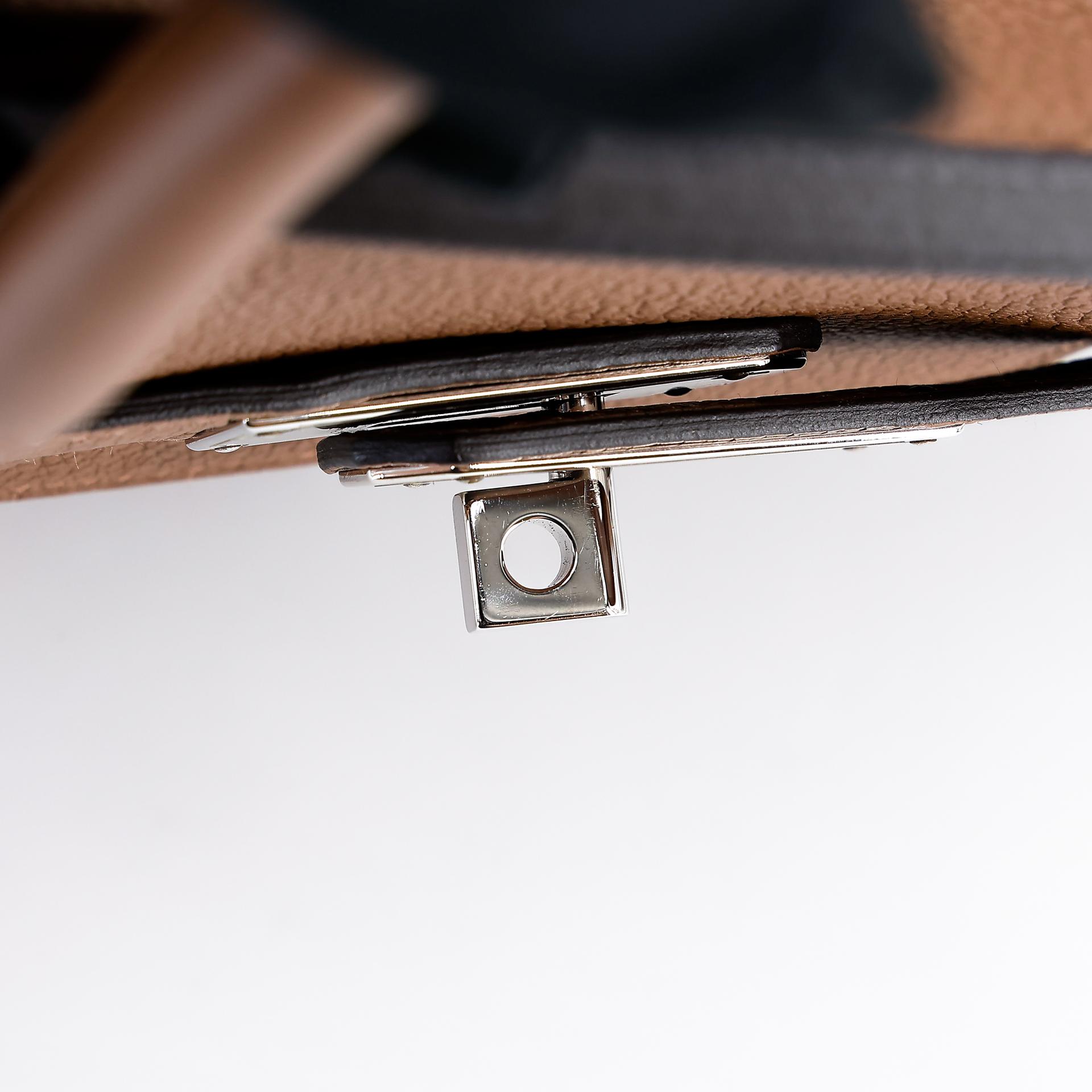 Very Good ( Rank A) HERMÈS Haut à Courroies HAC 40 Alezan (3G) Togo Palladium hardware U (2022) - 15