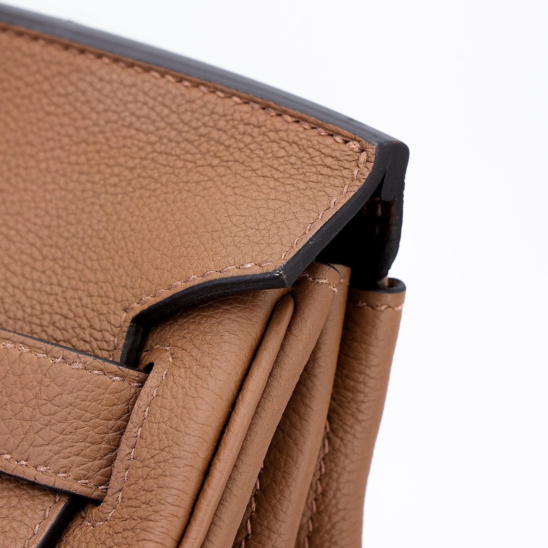 Very Good ( Rank A) HERMÈS Haut à Courroies HAC 40 Alezan (3G) Togo Palladium hardware U (2022) - 11