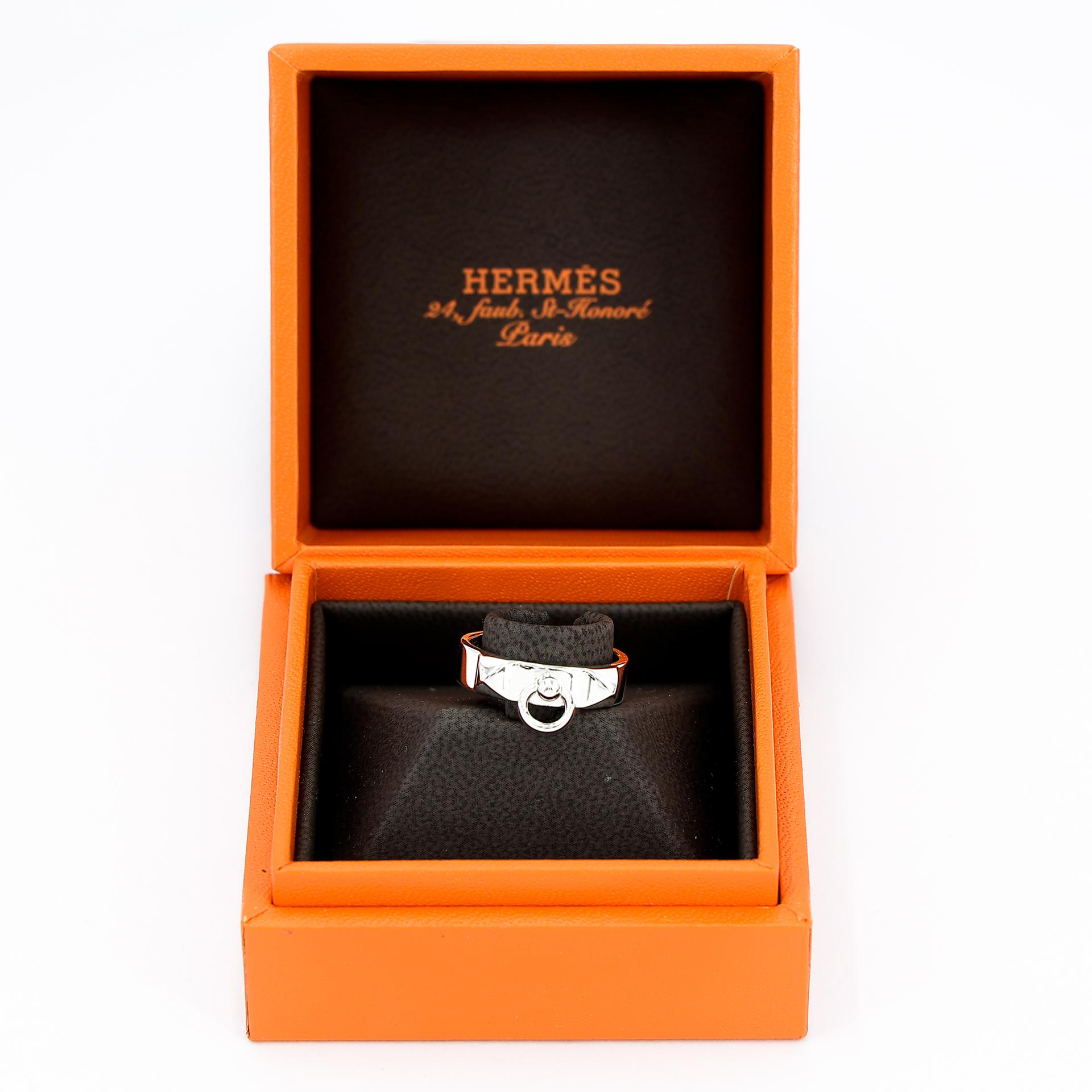 Brand New ( Rank N ) HERMÈS Ring CDC PM Silver Silver 925 - 7