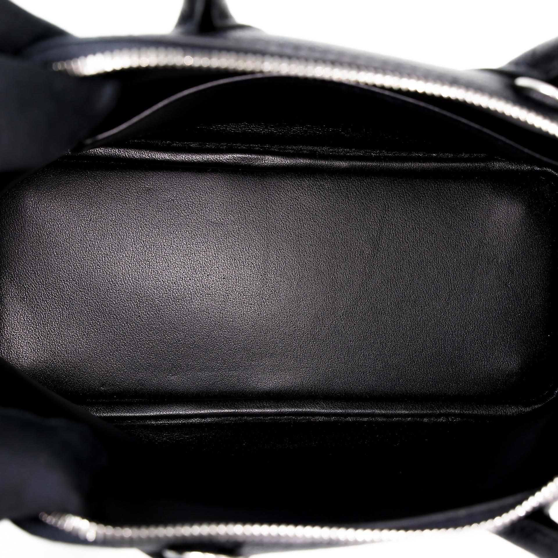 Brand New ( Rank N ) HERMÈS Limited Edition Mini Bolide 1923 Travel Black (89) Chevre Palladium hardware W (2024) - 8