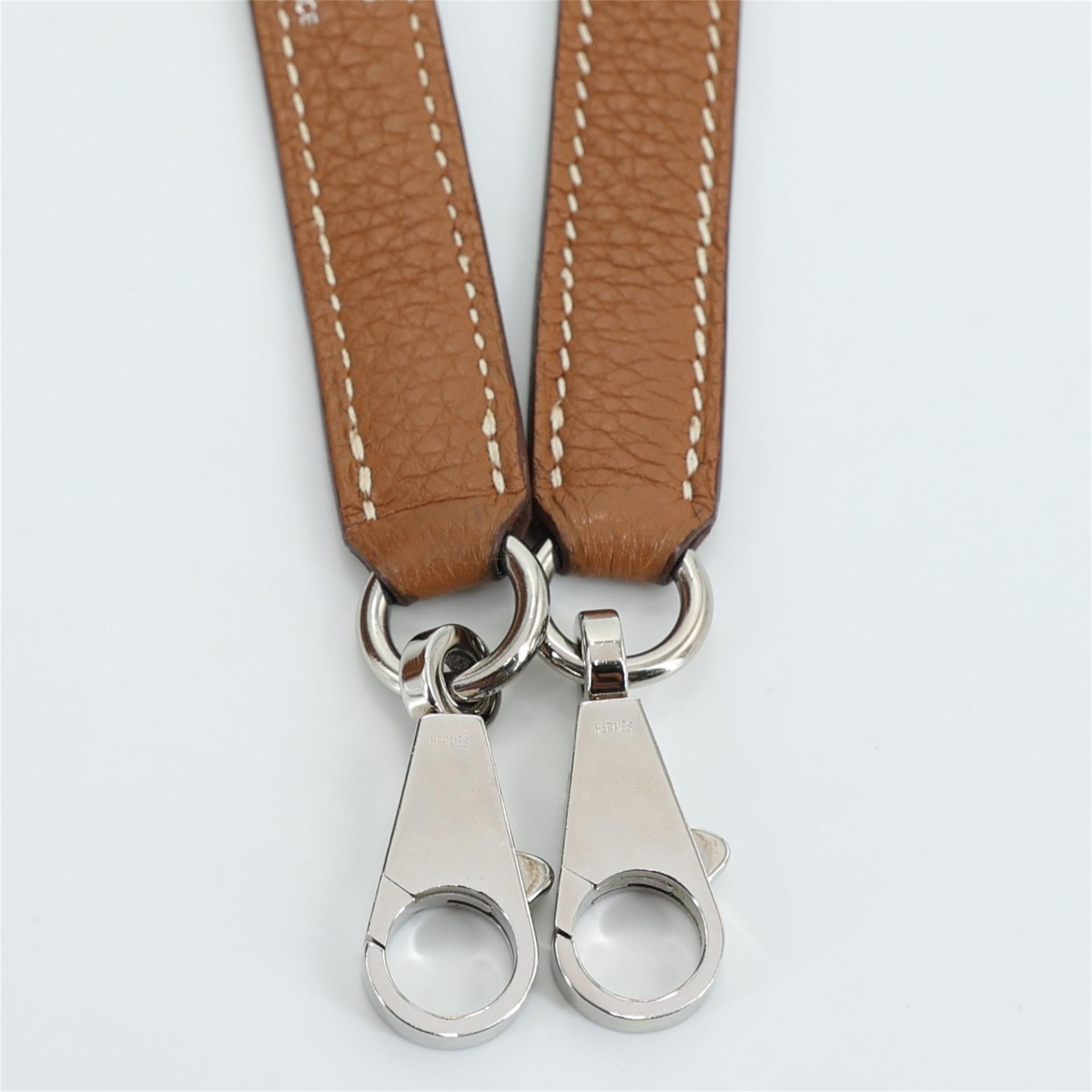 Very Good ( Rank A) HERMÈS Kelly 35 Gold (37) Clemence Palladium hardware Square O (2011) - 18