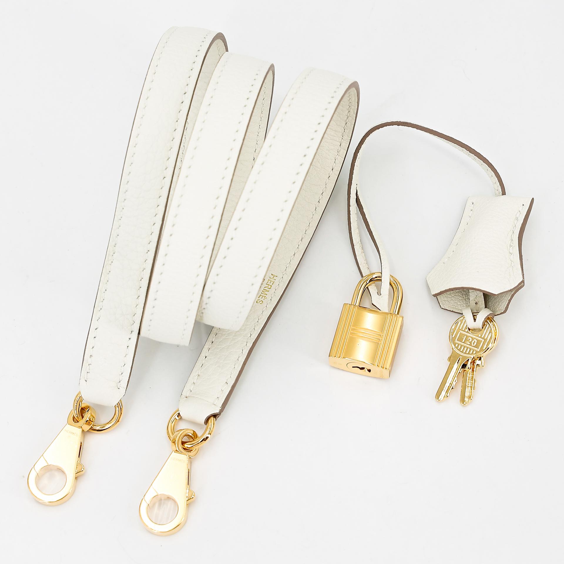 Brand New ( Rank N ) HERMÈS Kelly 25 Mushroom (0T) Togo Gold hardware B (2023) - 18