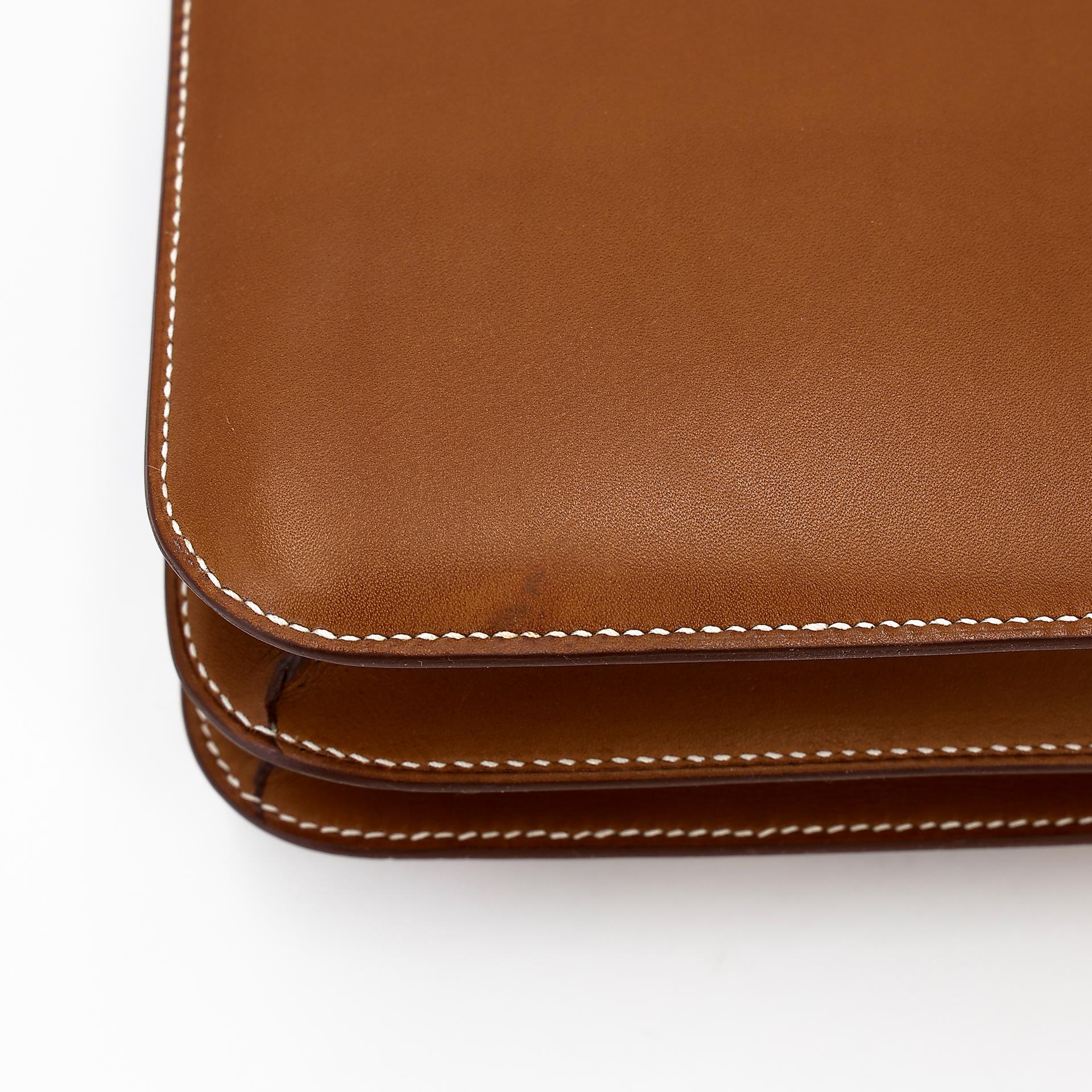 Unused ( Rank NS ) HERMÈS Constance Mini Fauve (34) Barenia Gold hardware Y (2020) - 8