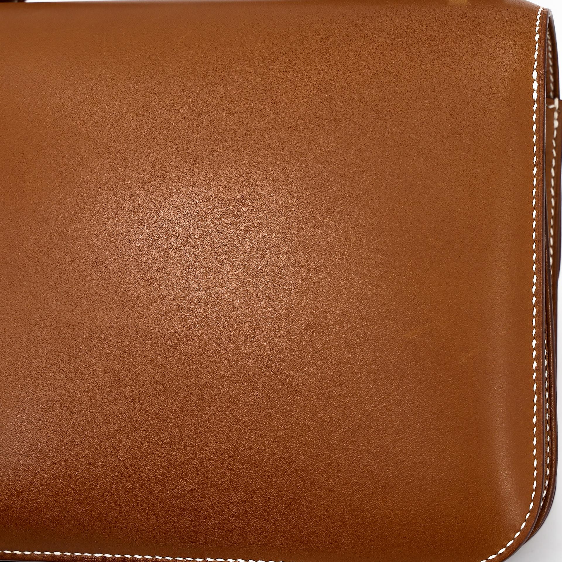 Unused ( Rank NS ) HERMÈS Constance Mini Fauve (34) Barenia Gold hardware Y (2020) - 15