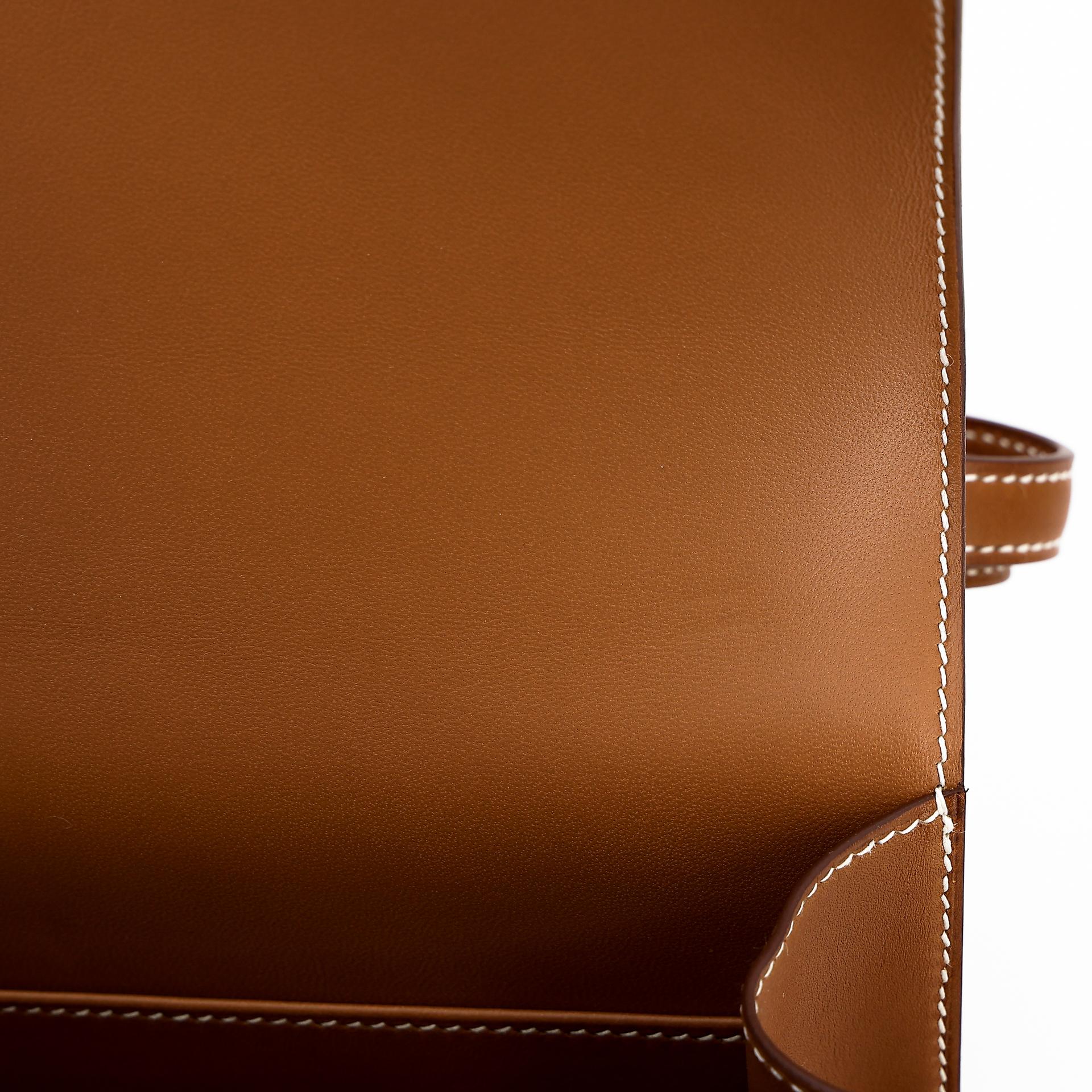 Unused ( Rank NS ) HERMÈS Constance Mini Fauve (34) Barenia Gold hardware Y (2020) - 25