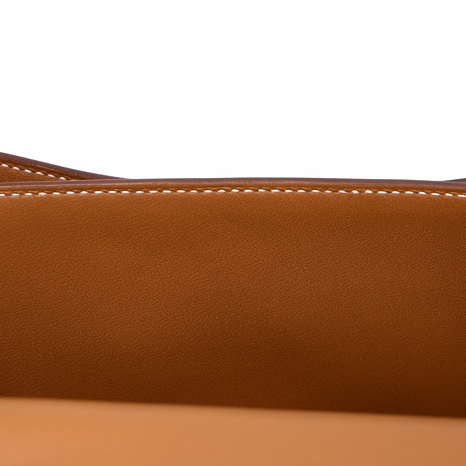 Unused ( Rank NS ) HERMÈS Constance Mini Fauve (34) Barenia Gold hardware Y (2020) - 26