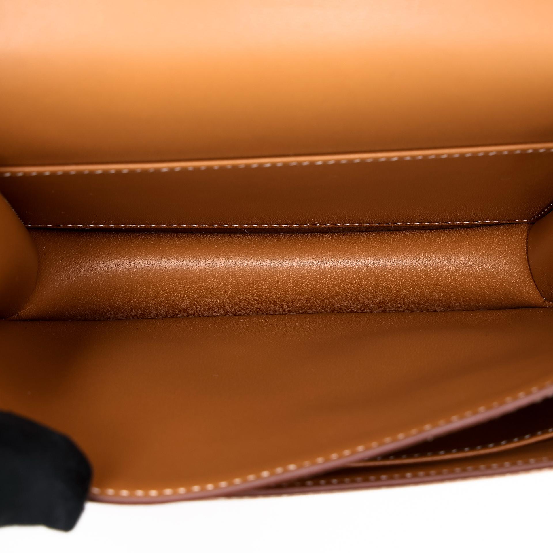 Unused ( Rank NS ) HERMÈS Constance Mini Fauve (34) Barenia Gold hardware Y (2020) - 29