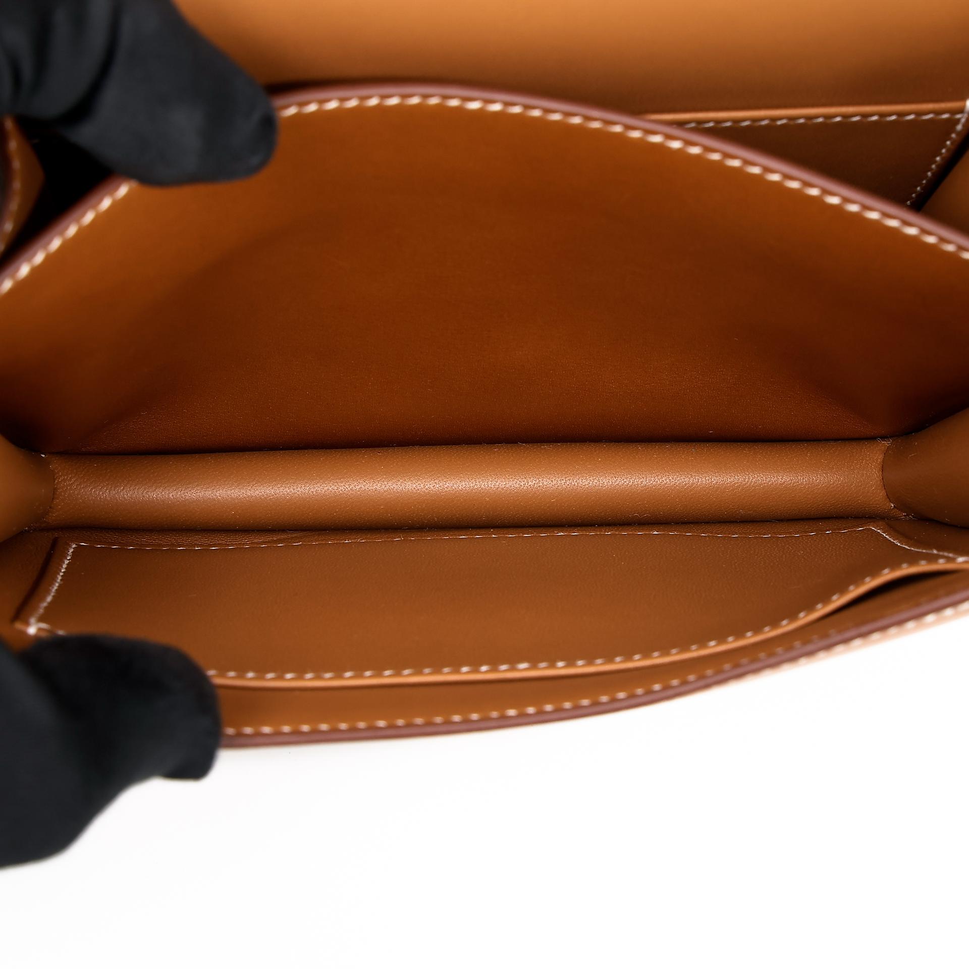 Unused ( Rank NS ) HERMÈS Constance Mini Fauve (34) Barenia Gold hardware Y (2020) - 30