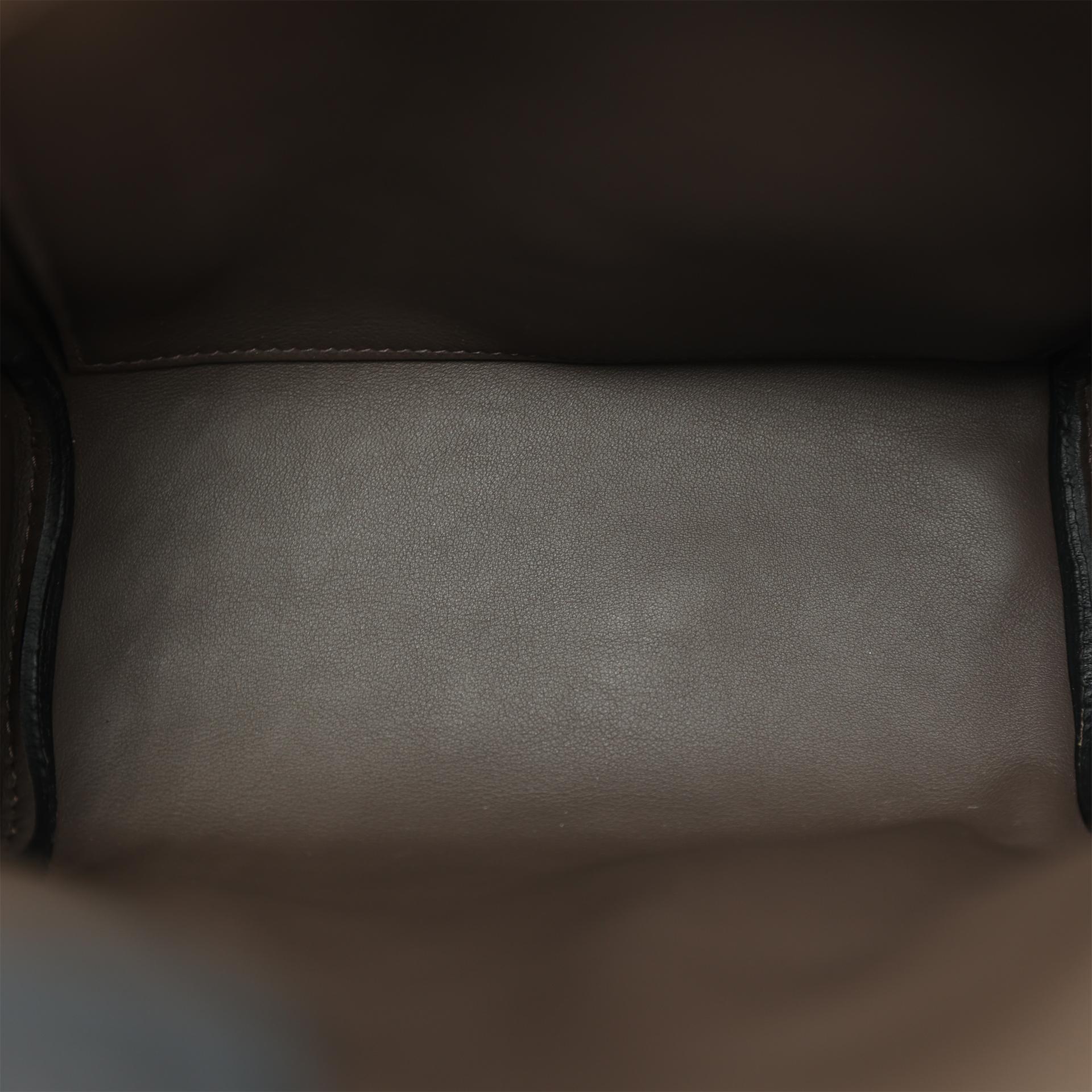 Brand New ( Rank N ) HERMÈS Hac a Dos PM Ecorce (4C) Togo Palladium hardware W (2024) - 12