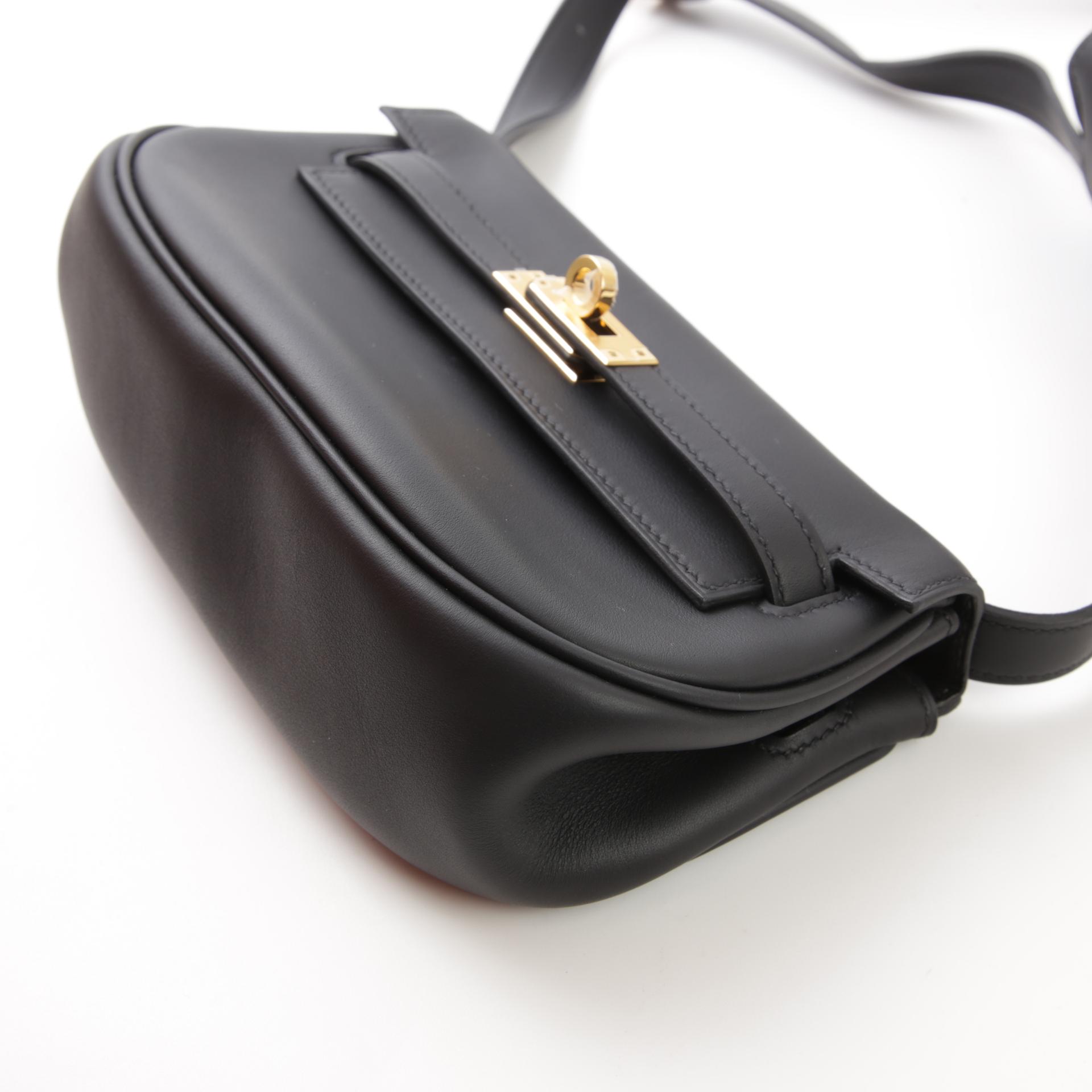 Brand New ( Rank N ) HERMÈS Kelly Moove Black (89) Swift Gold hardware W (2024) - 4