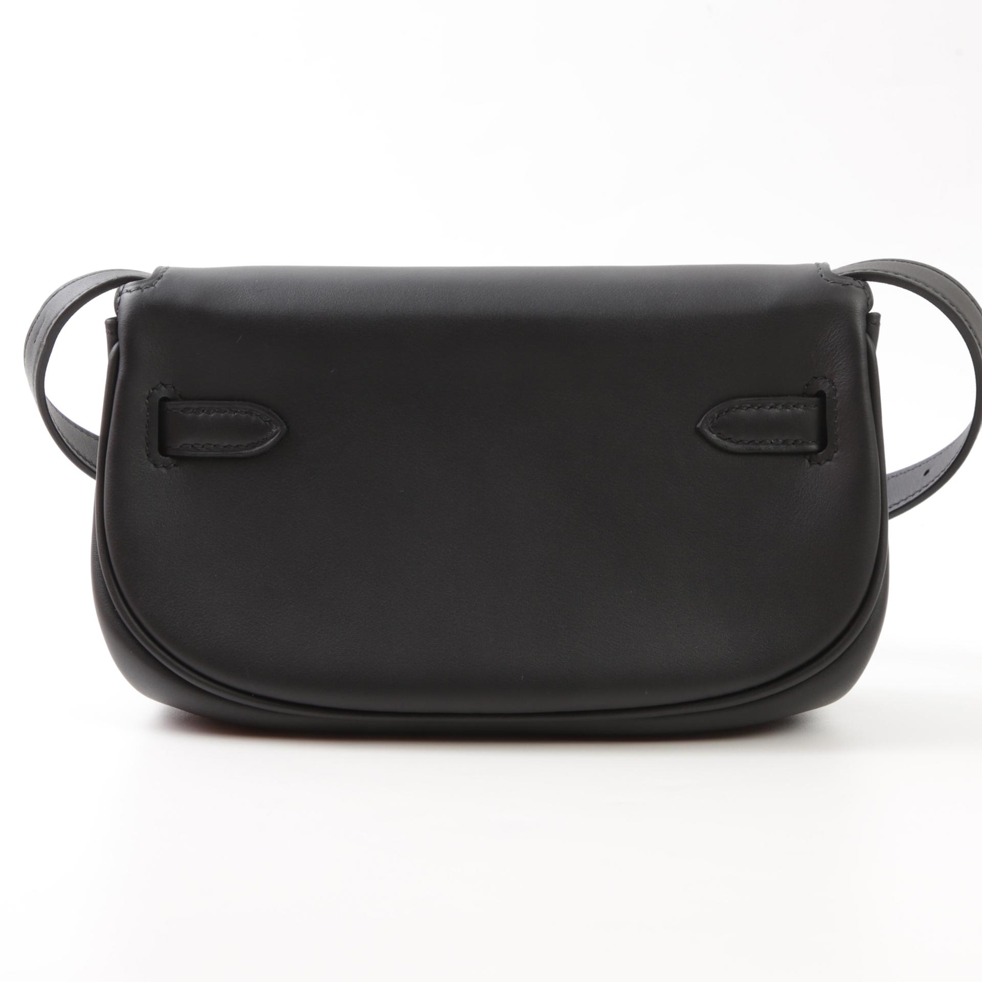 Brand New ( Rank N ) HERMÈS Kelly Moove Black (89) Swift Gold hardware W (2024) - 2