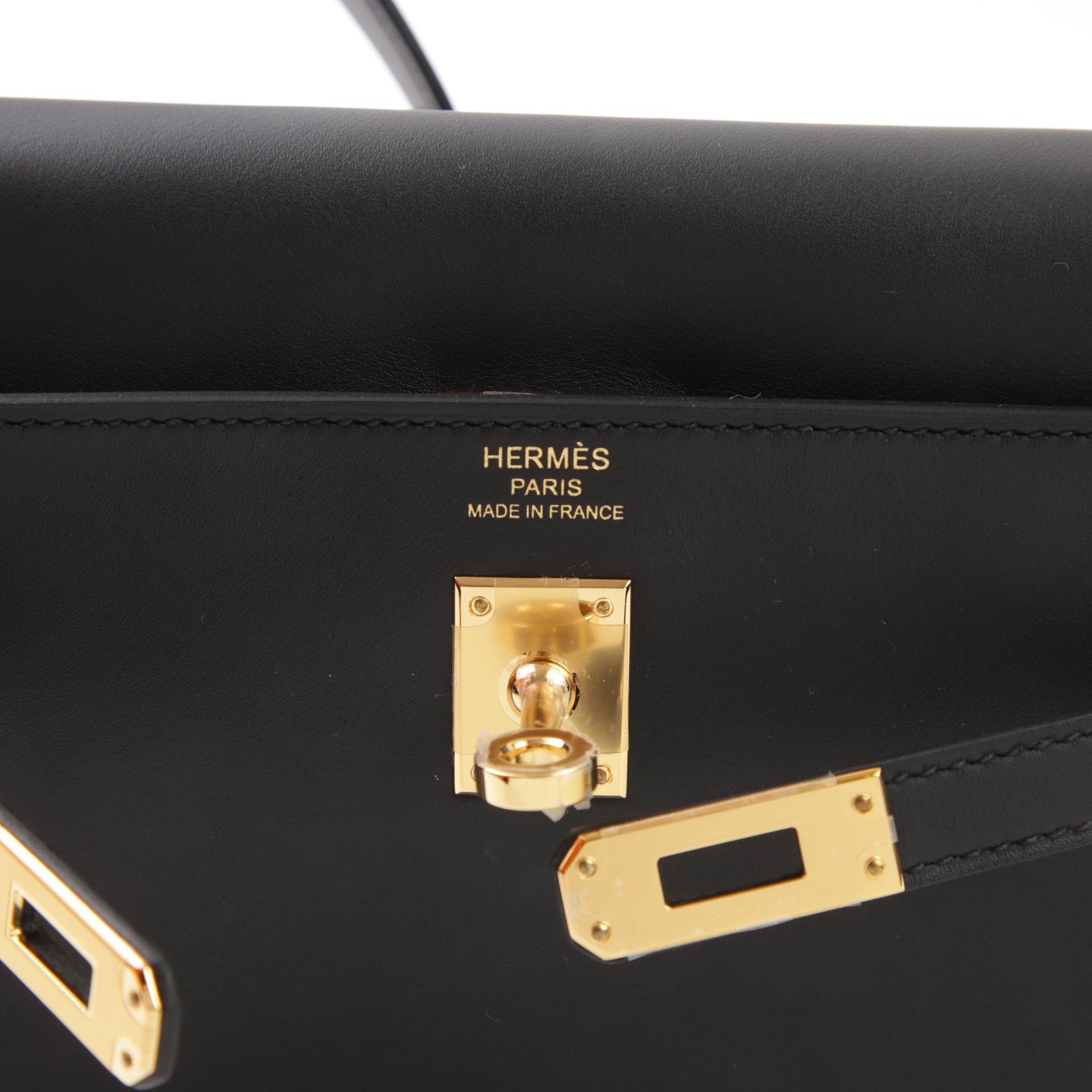 Brand New ( Rank N ) HERMÈS Kelly Moove Black (89) Swift Gold hardware W (2024) - 8