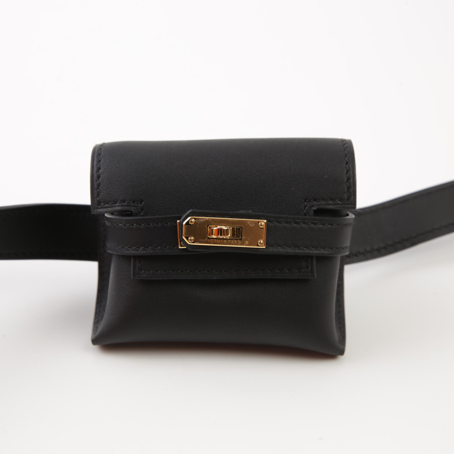 Brand New ( Rank N ) HERMÈS Kelly Moove Black (89) Swift Gold hardware W (2024) - 13