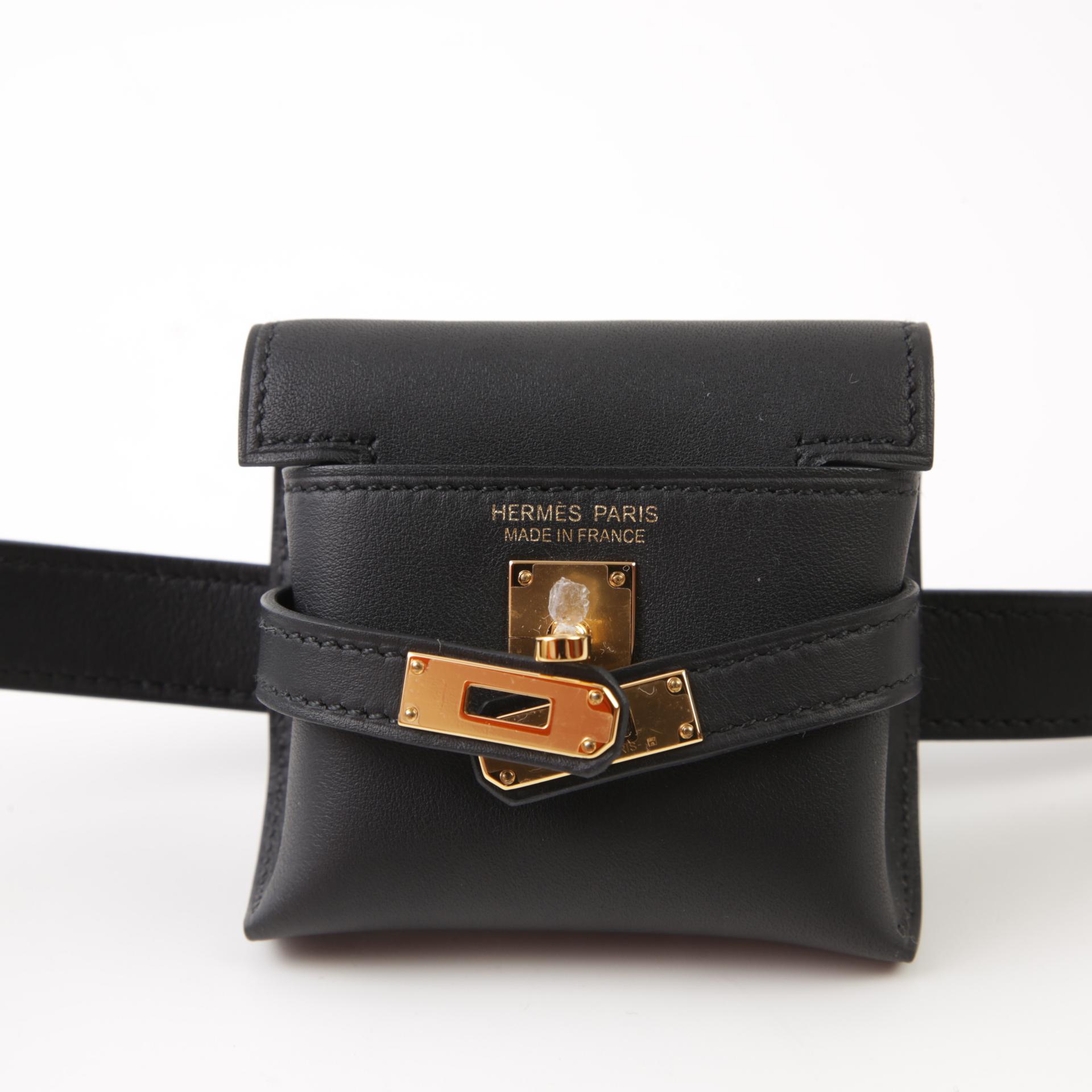Brand New ( Rank N ) HERMÈS Kelly Moove Black (89) Swift Gold hardware W (2024) - 14