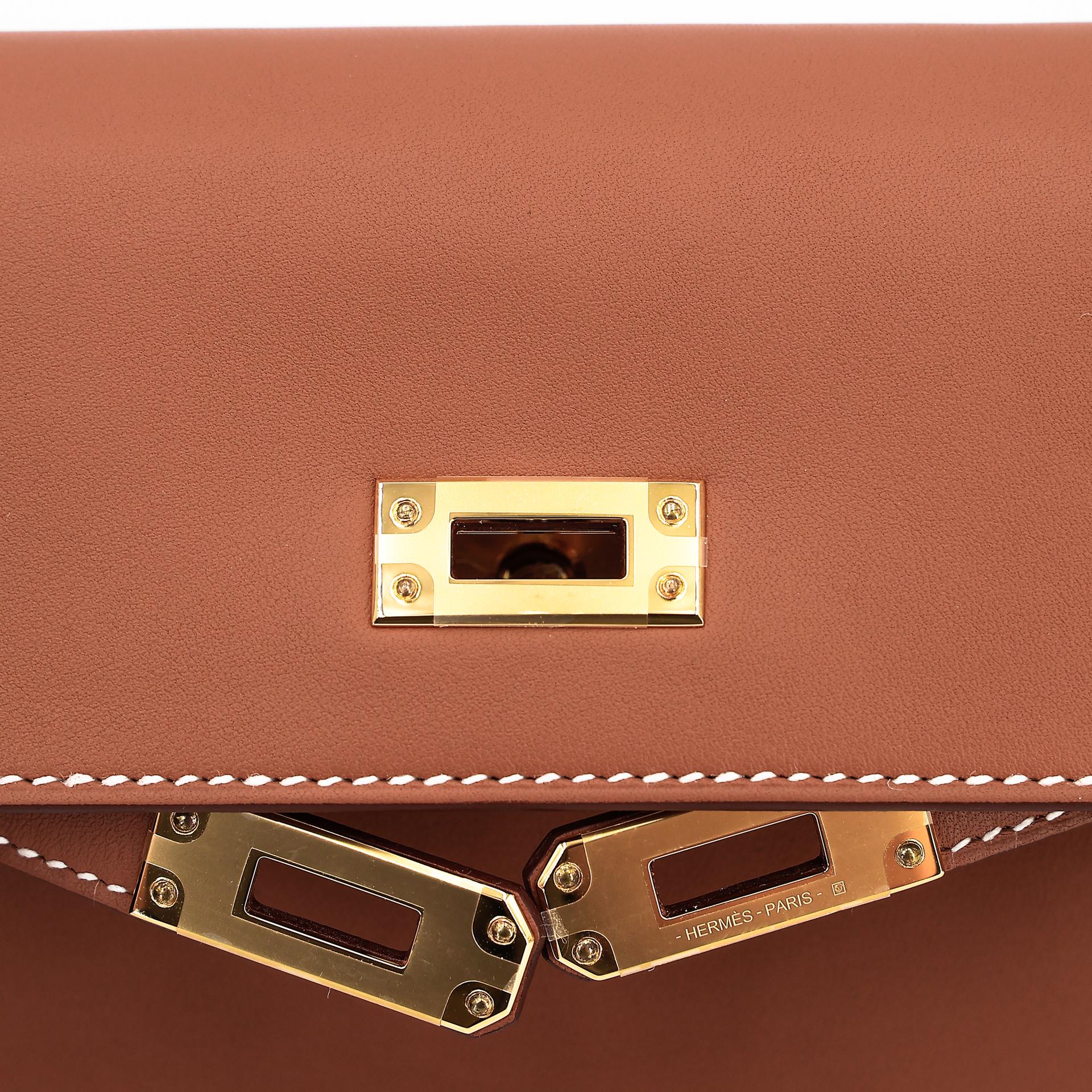 Brand New ( Rank N ) HERMÈS Kelly Moove Gold (37) Swift Gold hardware W (2024) - 11