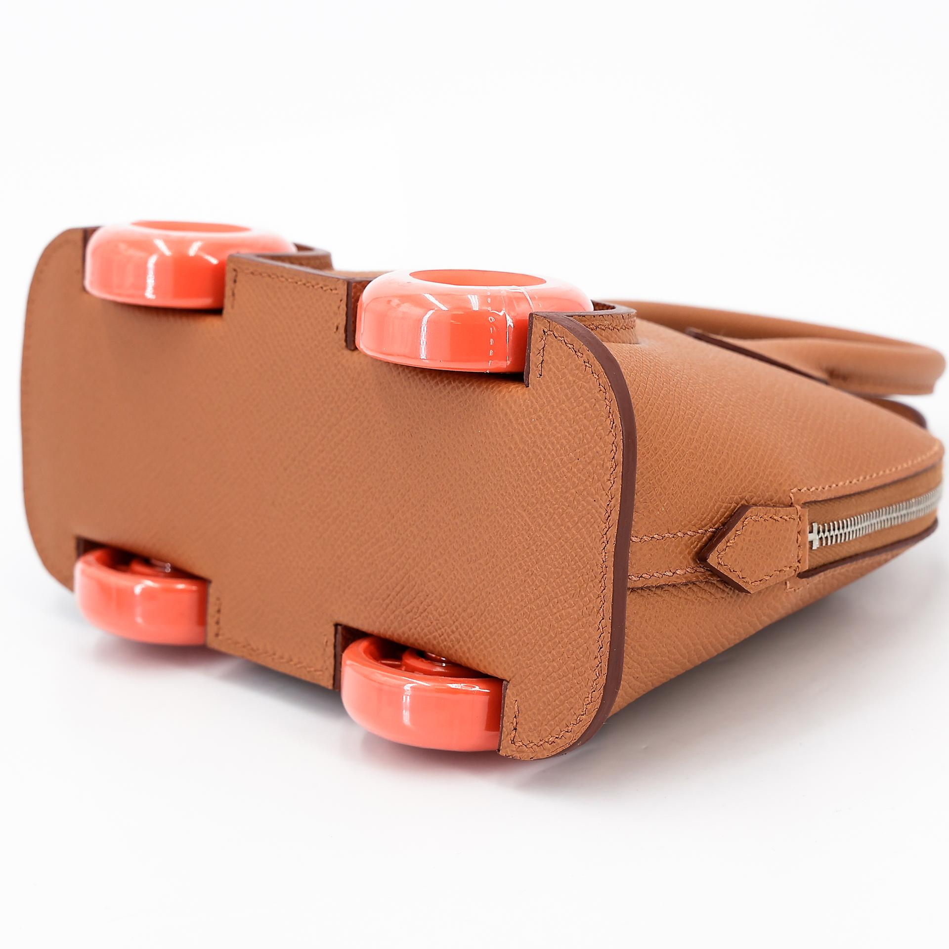 Brand New ( Rank N ) HERMÈS Limited Edition Bolide On Wheels Gold (37) Epsom Palladium hardware W (2024) - 4