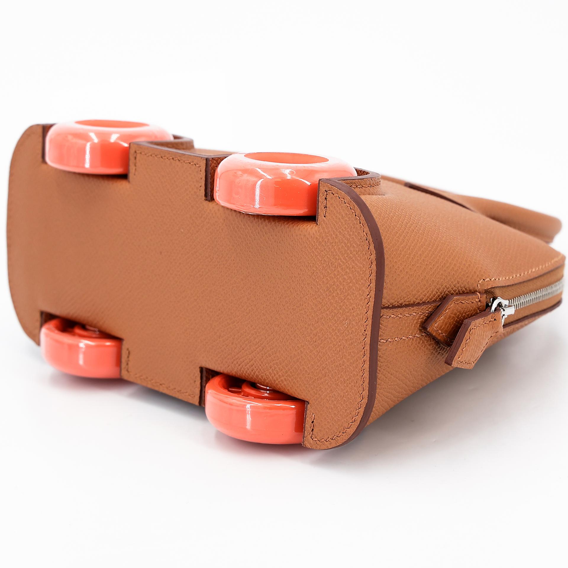 Brand New ( Rank N ) HERMÈS Limited Edition Bolide On Wheels Gold (37) Epsom Palladium hardware W (2024) - 6