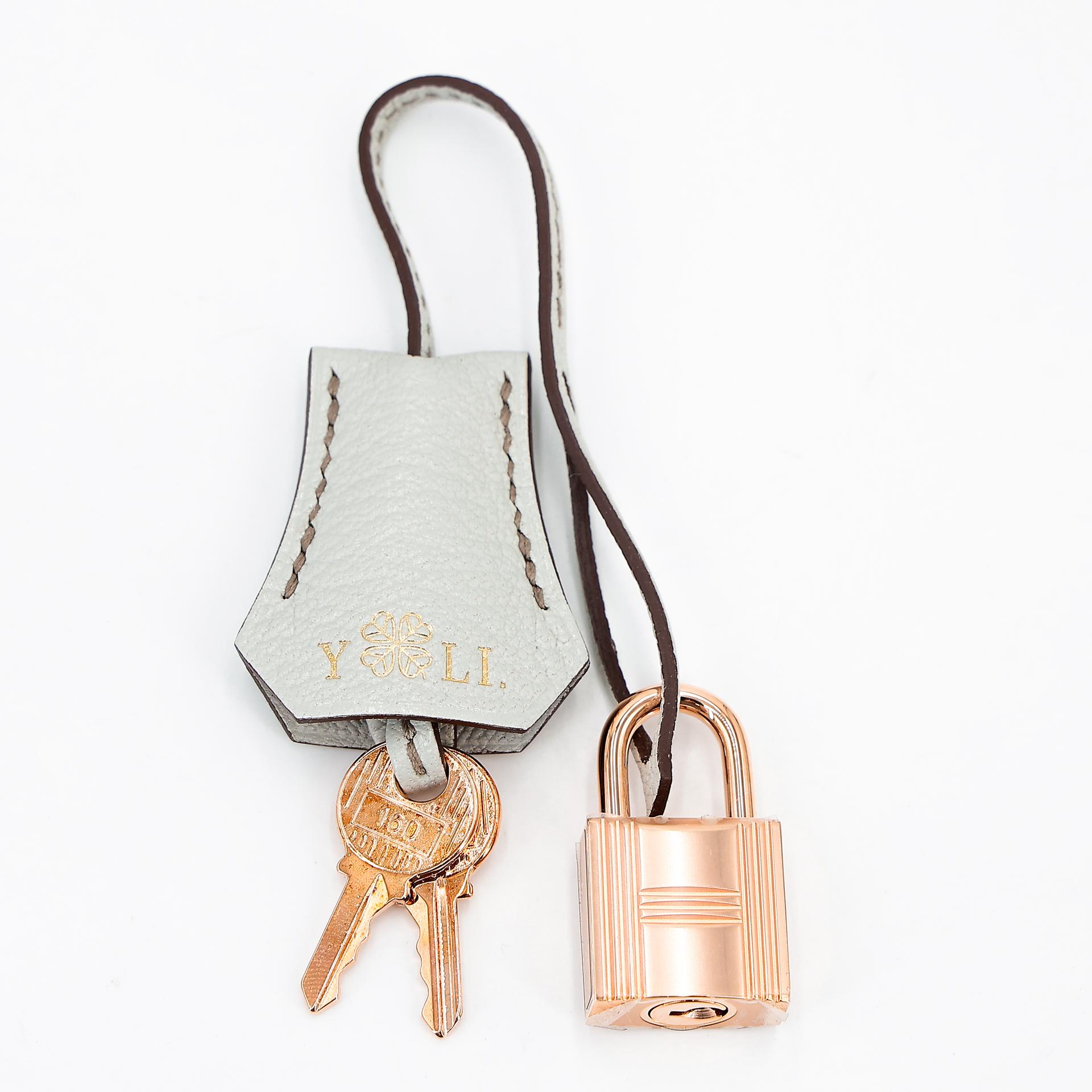 Brand New ( Rank N ) HERMÈS Special Order Birkin 25 HSS Etoupe (18) Gris Perle (80) Chevre Rose Gold hardware B (2023) - 18