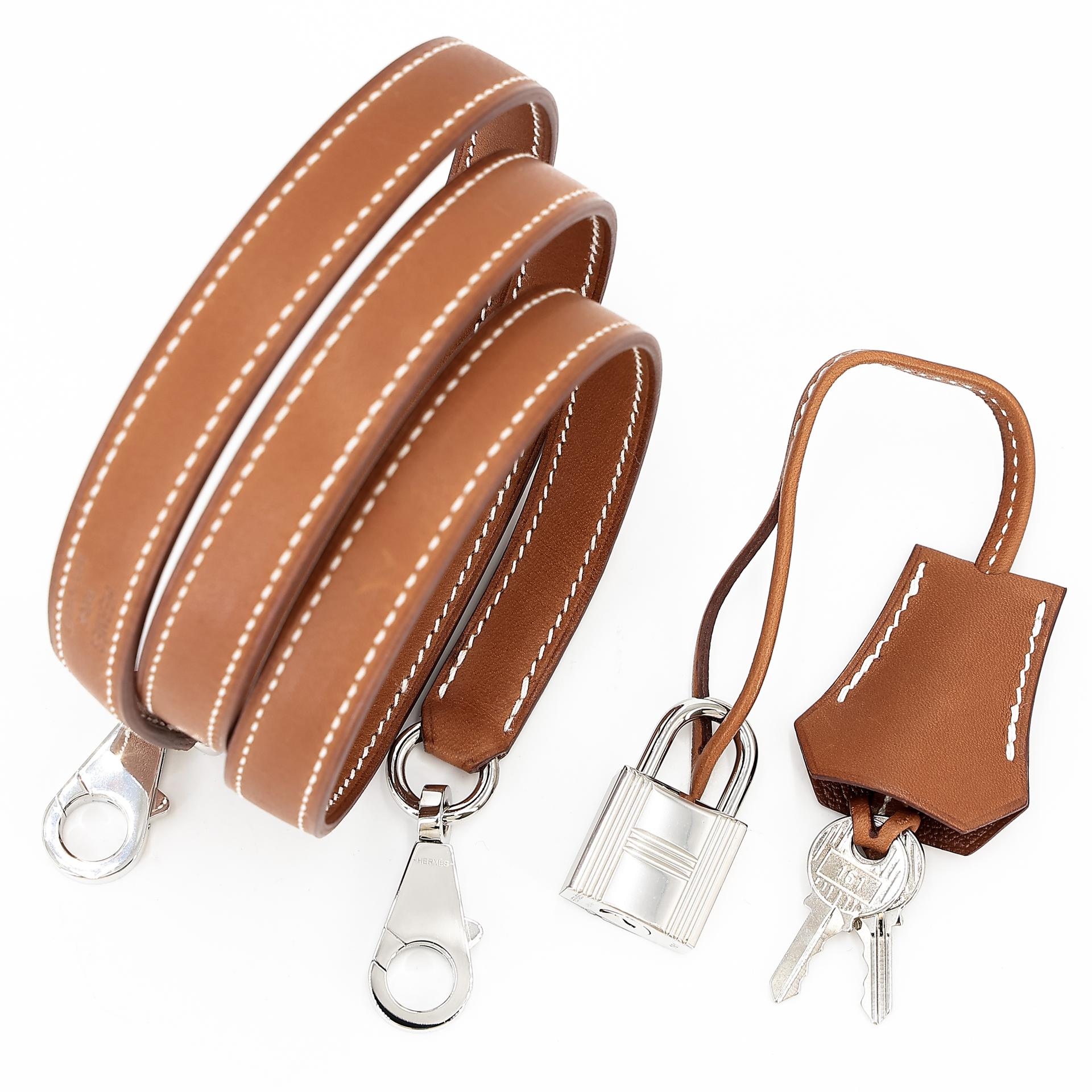 Unused ( Rank NS ) HERMÈS Kelly 25 Sellier Fauve (34) Barenia Palladium hardware Y (2020) - 26