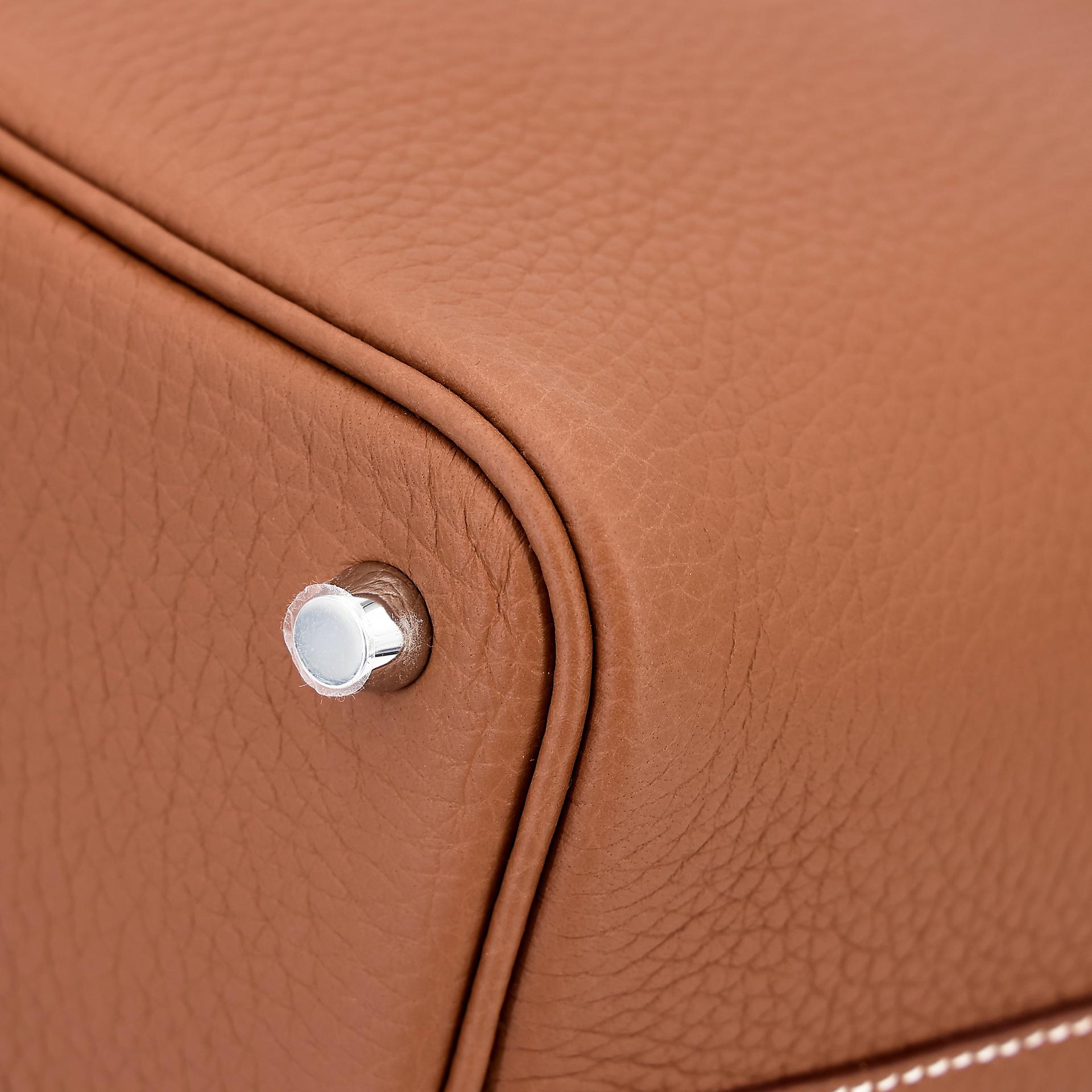 Brand New ( Rank N ) HERMÈS Picotin Lock PM Gold (37) Clemence Palladium hardware W (2024) - 7