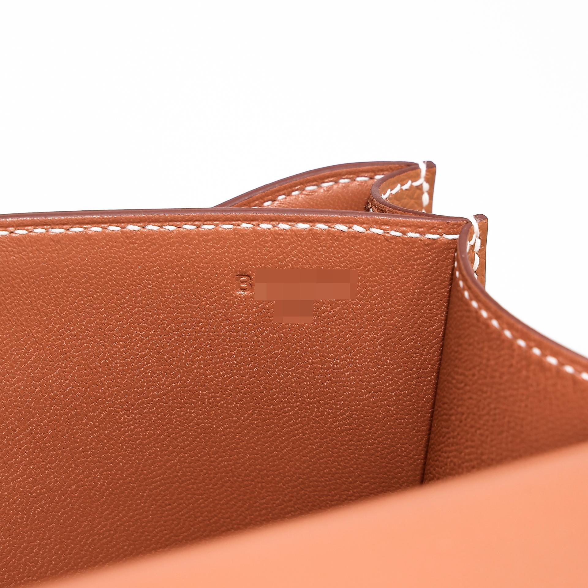 Brand New ( Rank N ) HERMÈS Constance Mini Gold (37) Epsom Rose Gold hardware B (2023) - 12