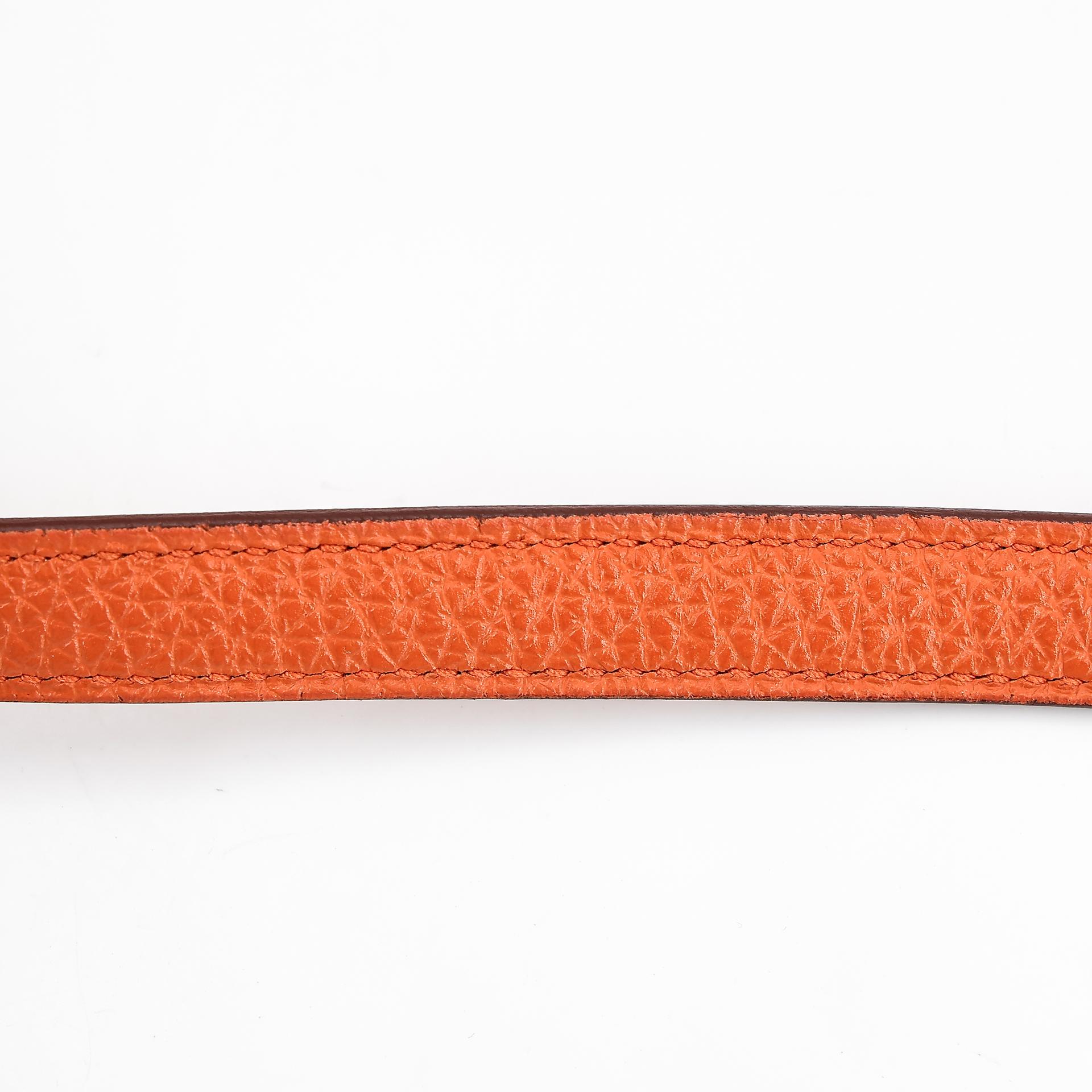 Very Good ( Rank A) HERMÈS Kelly 32 Potiron (5F) Clemence Palladium hardware Square Q (2013) - 27