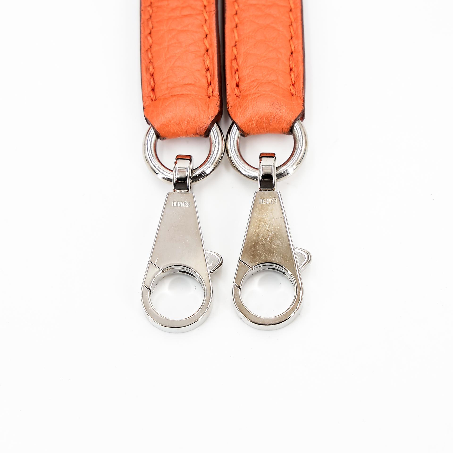 Very Good ( Rank A) HERMÈS Kelly 32 Potiron (5F) Clemence Palladium hardware Square Q (2013) - 28