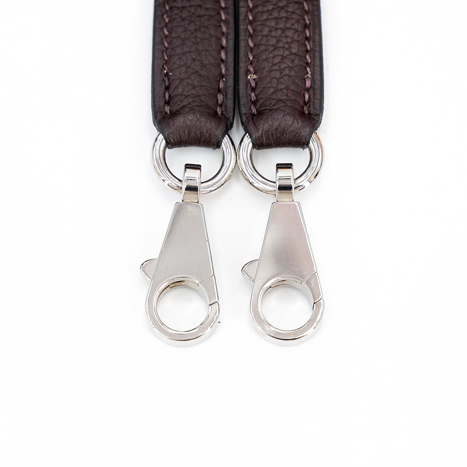 Very Good ( Rank A) HERMÈS Kelly 35 Chocolat (47) Togo Palladium hardware Square F (2002) - 35