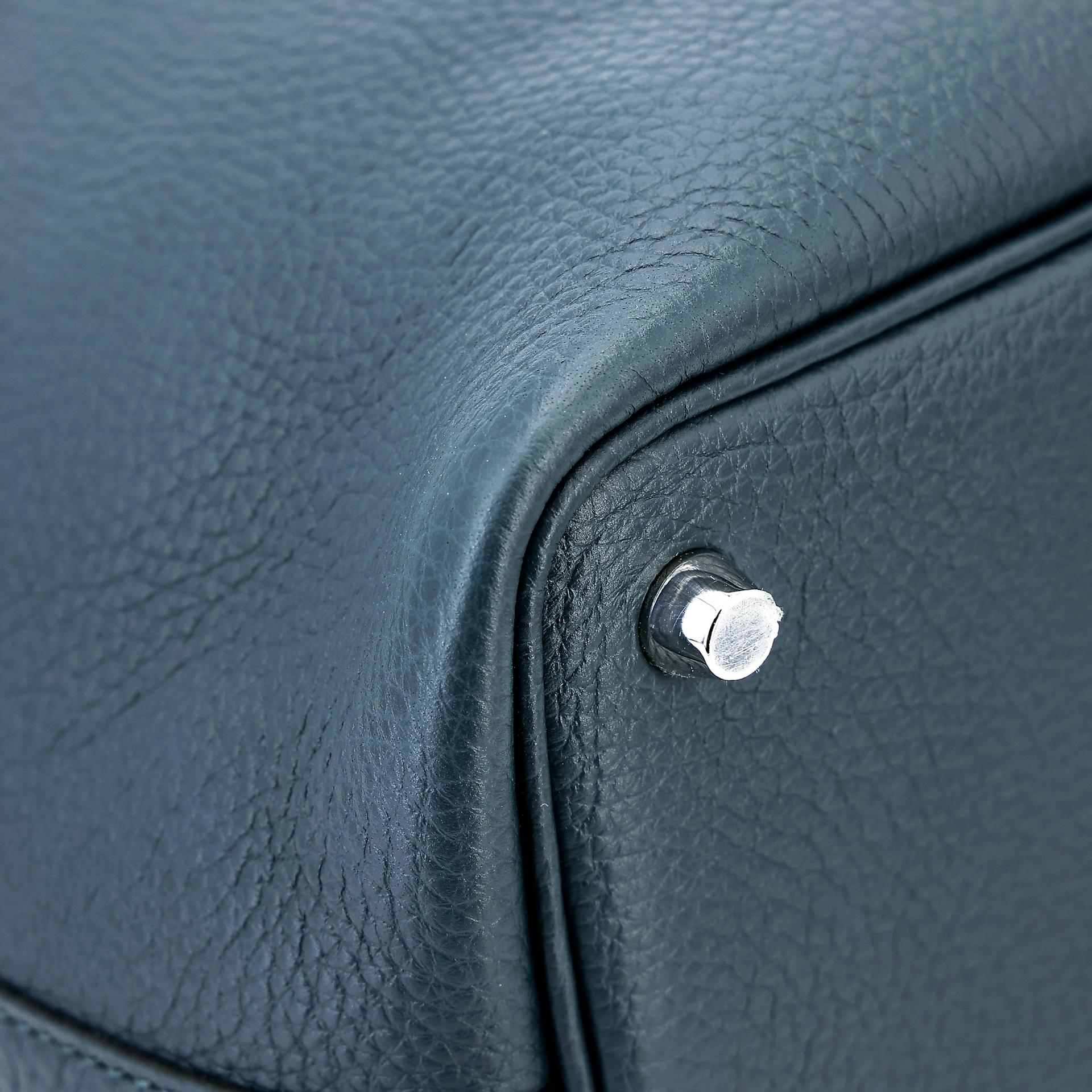 Unused ( Rank NS ) HERMÈS Picotin Lock PM Vert Cypress (6O) Clemence Palladium hardware Z (2021) - 8