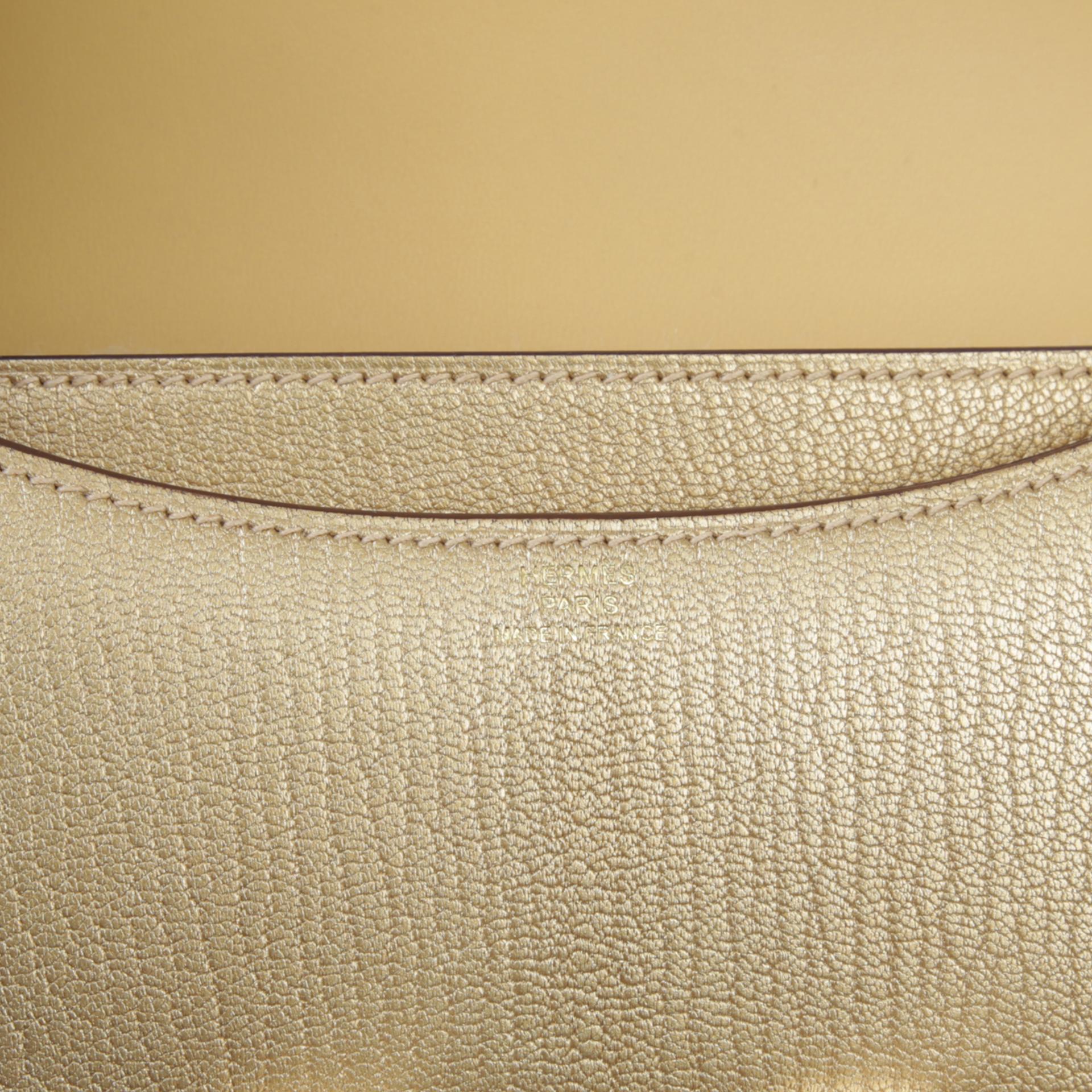 Brand New ( Rank N ) HERMÈS Constance Mini Dore (Y9) Chamkila Permabrass hardware W (2024) - 10