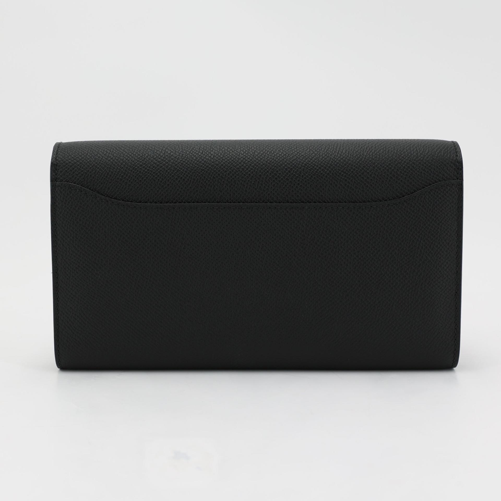 Brand New ( Rank N ) HERMÈS Constance To Go Black (89) Epsom Gold hardware W (2024) - 2