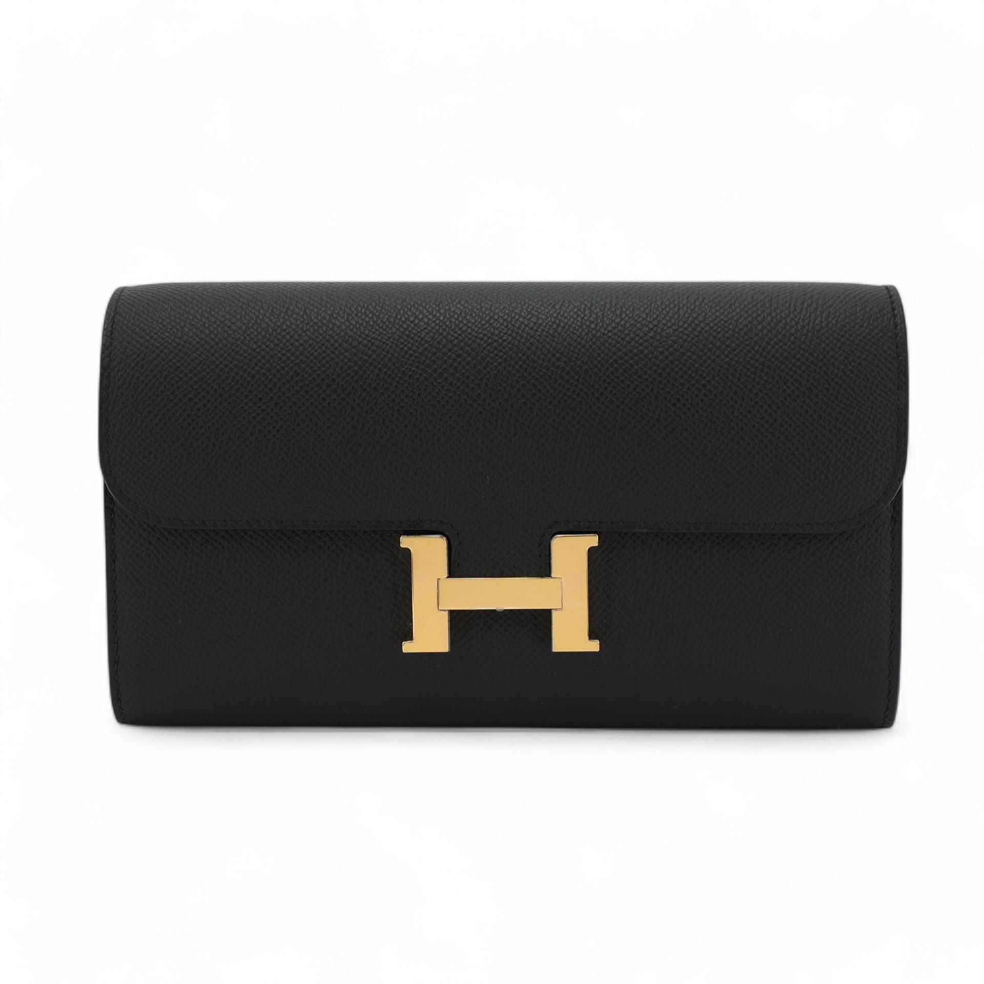 Brand New ( Rank N ) HERMÈS Constance To Go Black (89) Epsom Gold hardware W (2024) - 1
