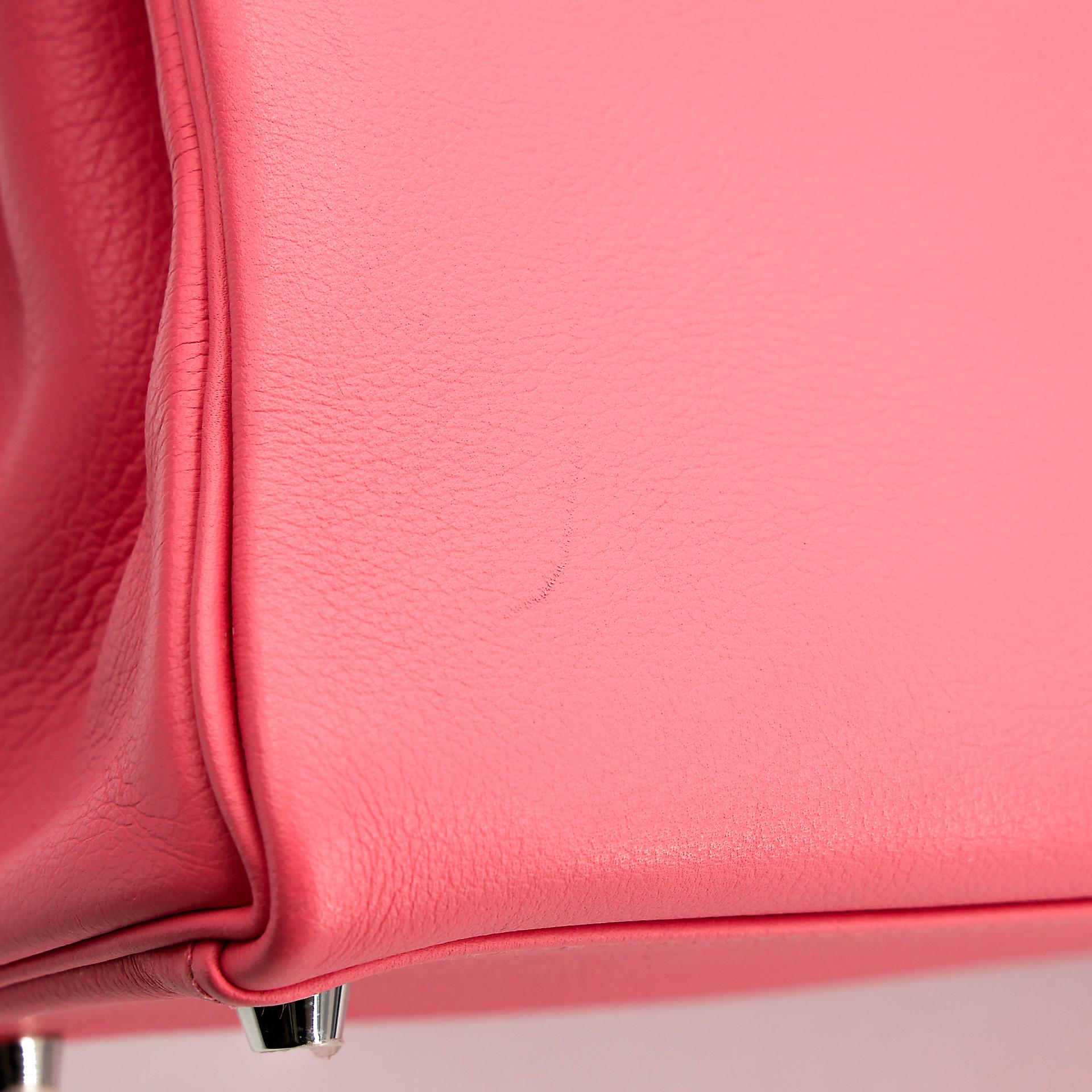 Very Good ( Rank A) HERMÈS Kelly 28 Verso Rose d’Ete (K4) Terre Battue (R1) Evercolor Palladium hardware Y (2020) - 18