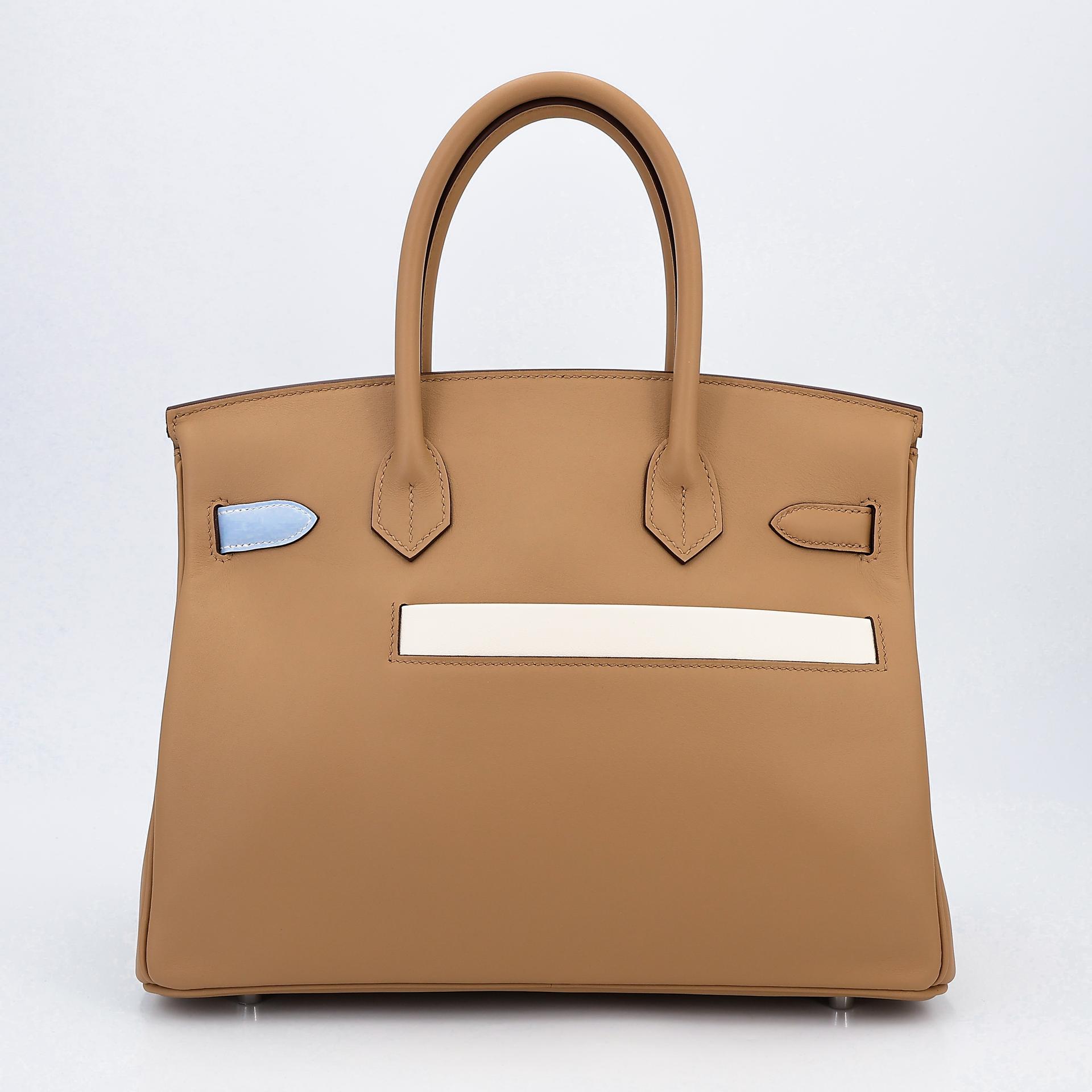 Unused ( Rank NS ) HERMÈS Limited Edition Birkin 30 Colormatic Chai (0M) Lime (9R) Bleu Brume (T0) Mauve Sylvestre (X9) Swift Palladium hardware U (2022) - 2