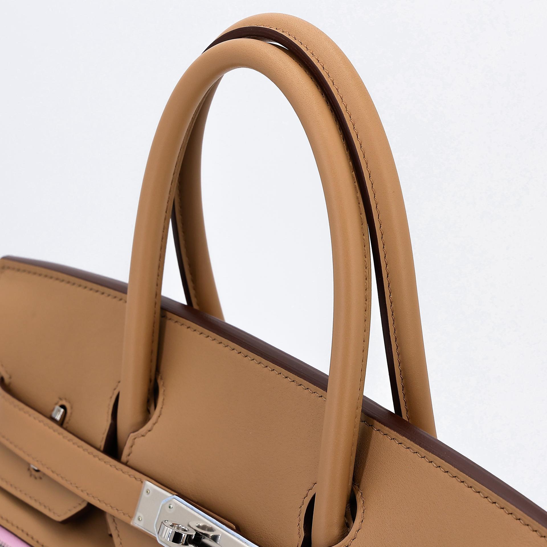Unused ( Rank NS ) HERMÈS Limited Edition Birkin 30 Colormatic Chai (0M) Lime (9R) Bleu Brume (T0) Mauve Sylvestre (X9) Swift Palladium hardware U (2022) - 3