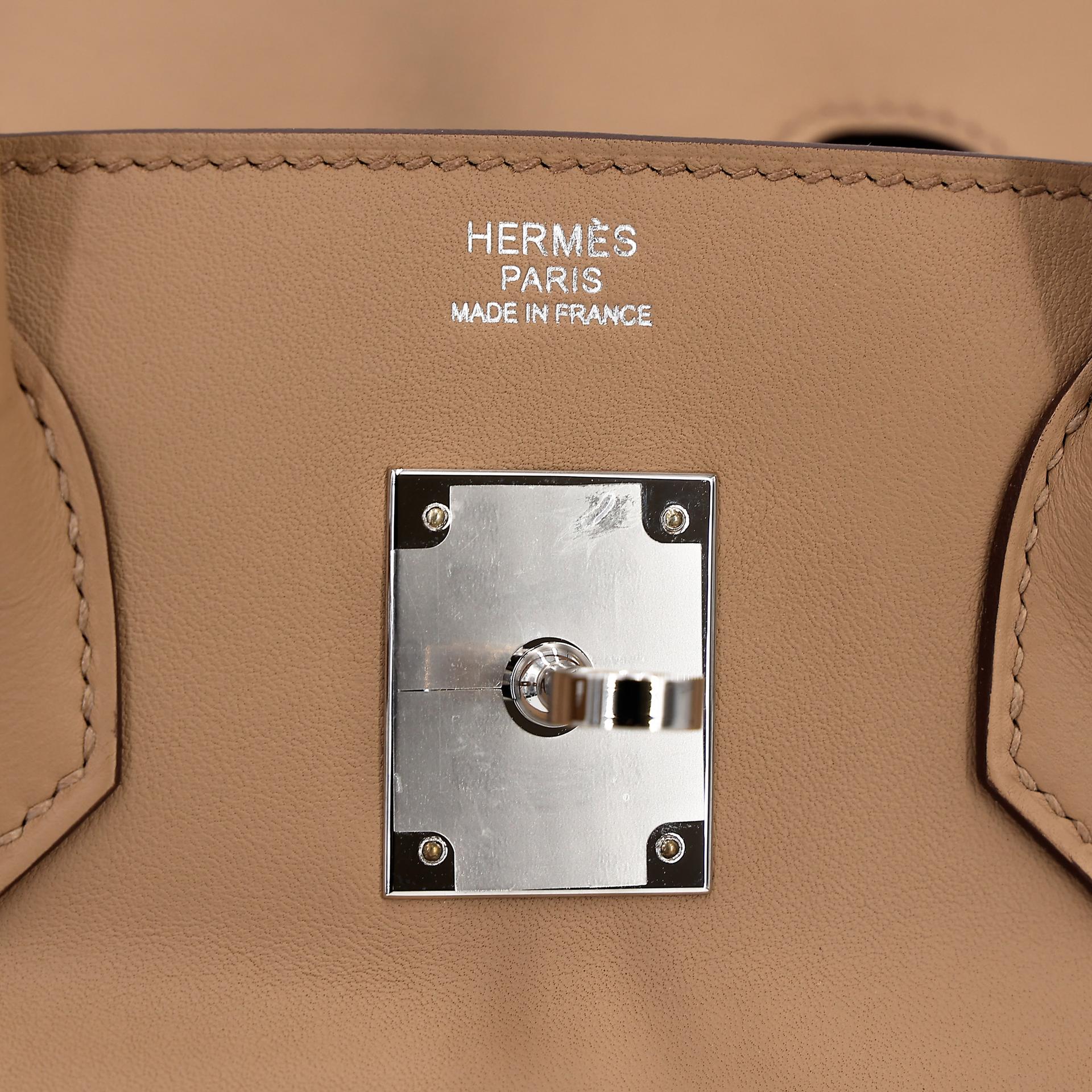 Unused ( Rank NS ) HERMÈS Limited Edition Birkin 30 Colormatic Chai (0M) Lime (9R) Bleu Brume (T0) Mauve Sylvestre (X9) Swift Palladium hardware U (2022) - 14