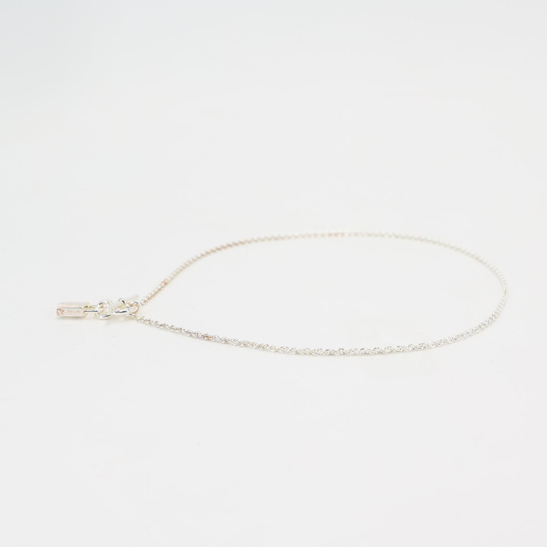Excellent ( Rank SA ) HERMÈS Kelly Cadenas pendant Silver Silver 925 Palladium hardware - 3