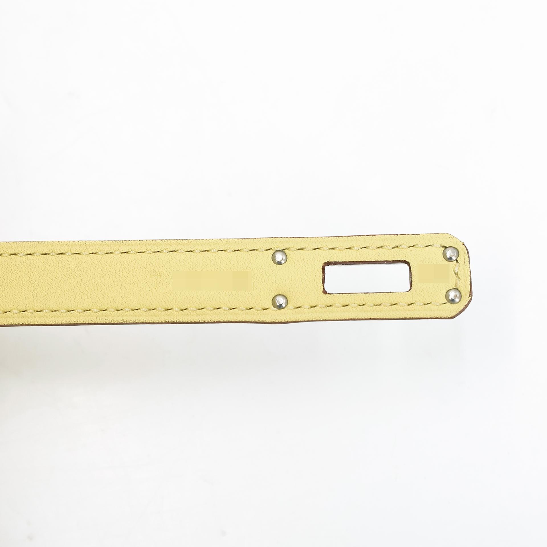 Unused ( Rank NS ) HERMÈS Birkin 25 (S) Jaune Poussin (1Z) Swift Palladium hardware T (2015) - 9