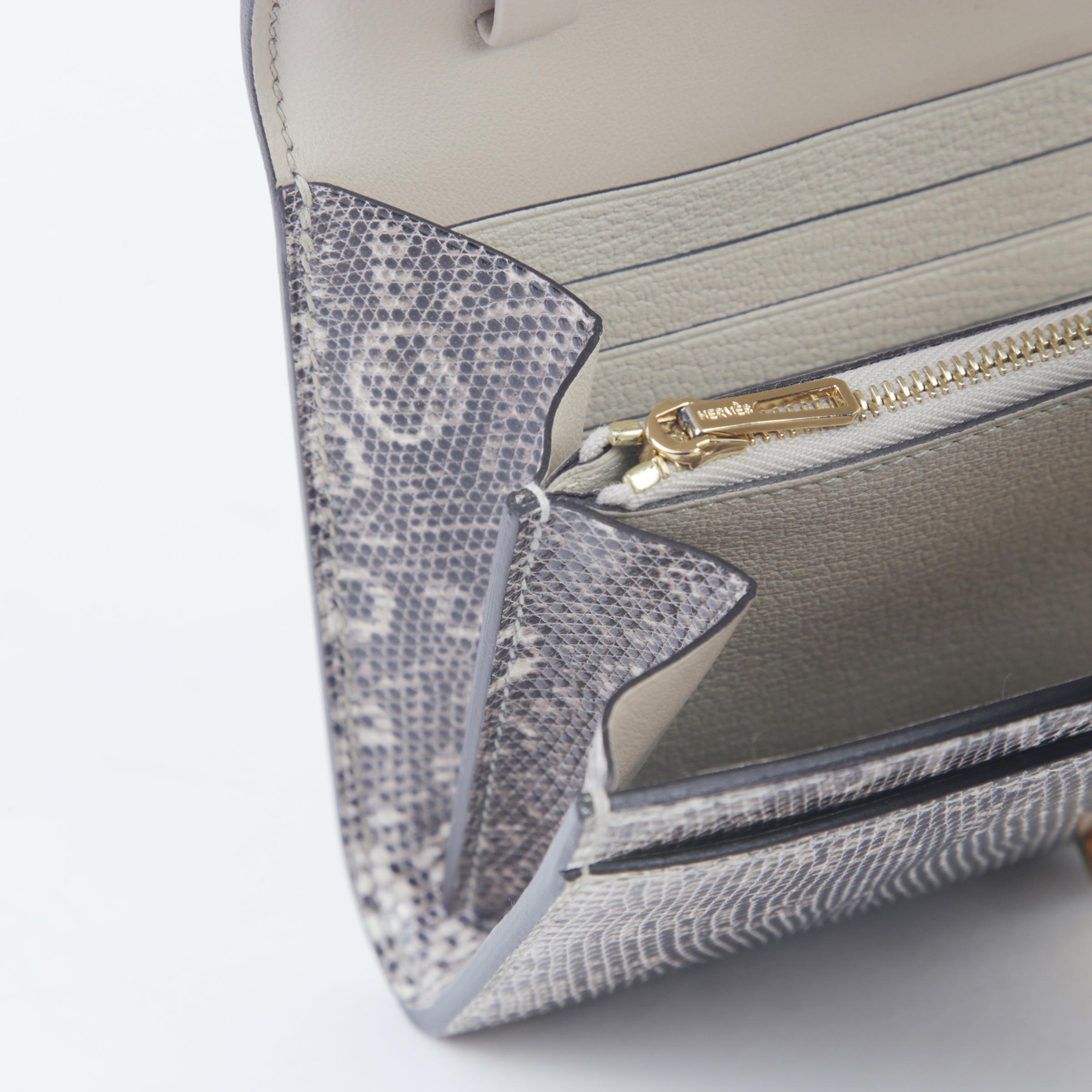 Unused ( Rank NS ) HERMÈS Constance To Go Ombre (1B) Lizard Gold hardware B (2023) - 14