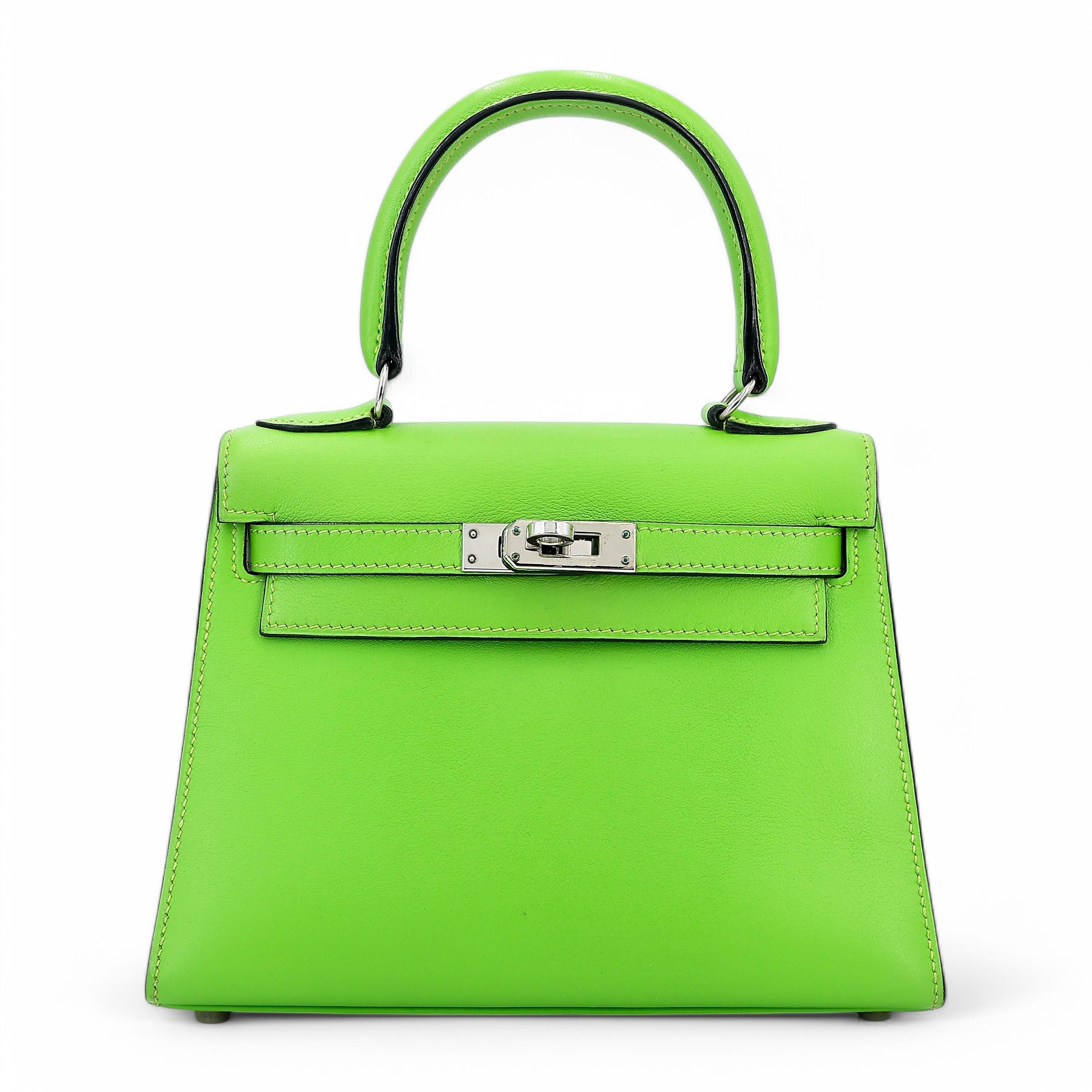 Vintage Mini Kelly 20 Apple Green (62)