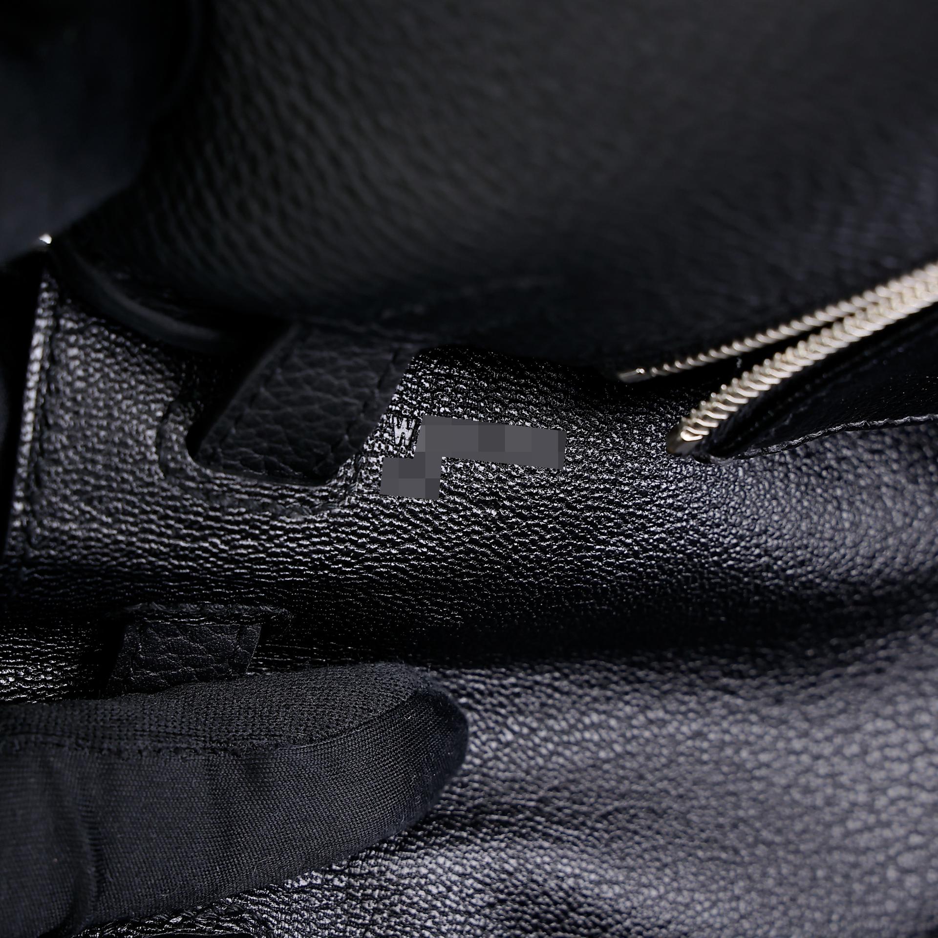 Brand New ( Rank N ) HERMÈS Kelly 25 Black (89) Togo Palladium hardware W (2024) - 13