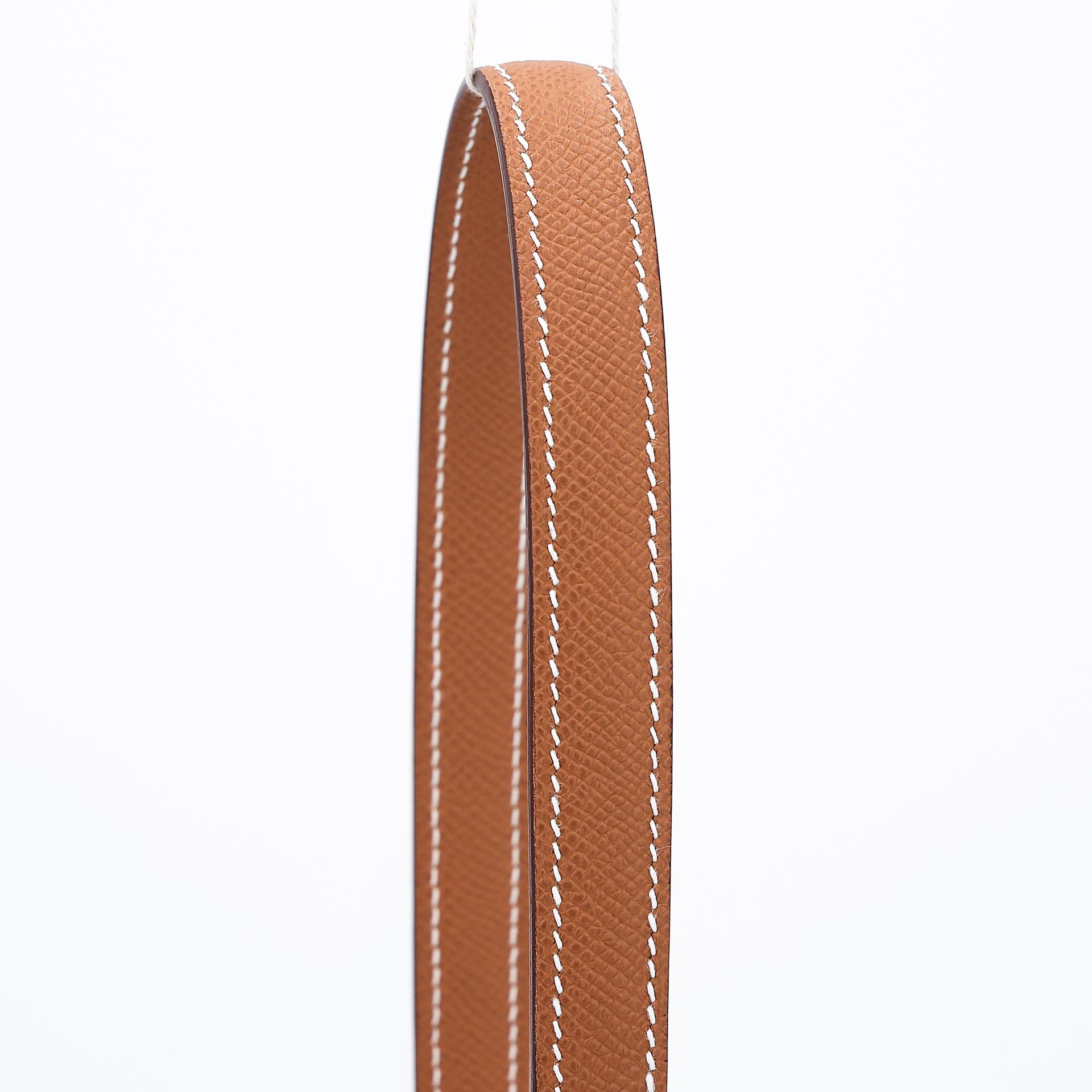 Brand New ( Rank N ) HERMÈS Special Order Kelly 20 en Desordre Gold (37) Epsom Palladium hardware W (2024) - 3